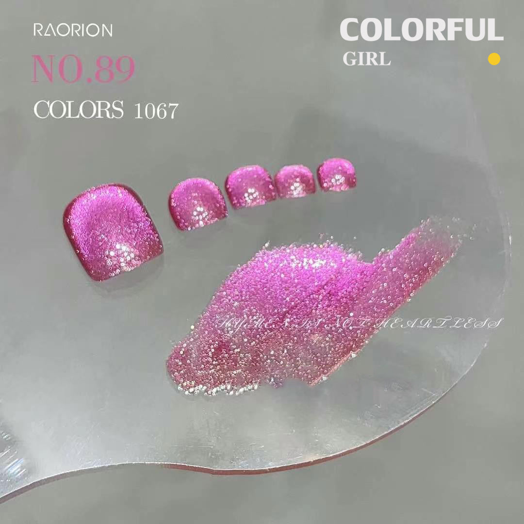 【พร้อมส่ง】 สีทาเล็บเจล RARION สีชมพู12 สี( RARION) สีเจล สีเจลแคทอาย12สี สีเจลแคทอาย แถม ชาร์ทสี