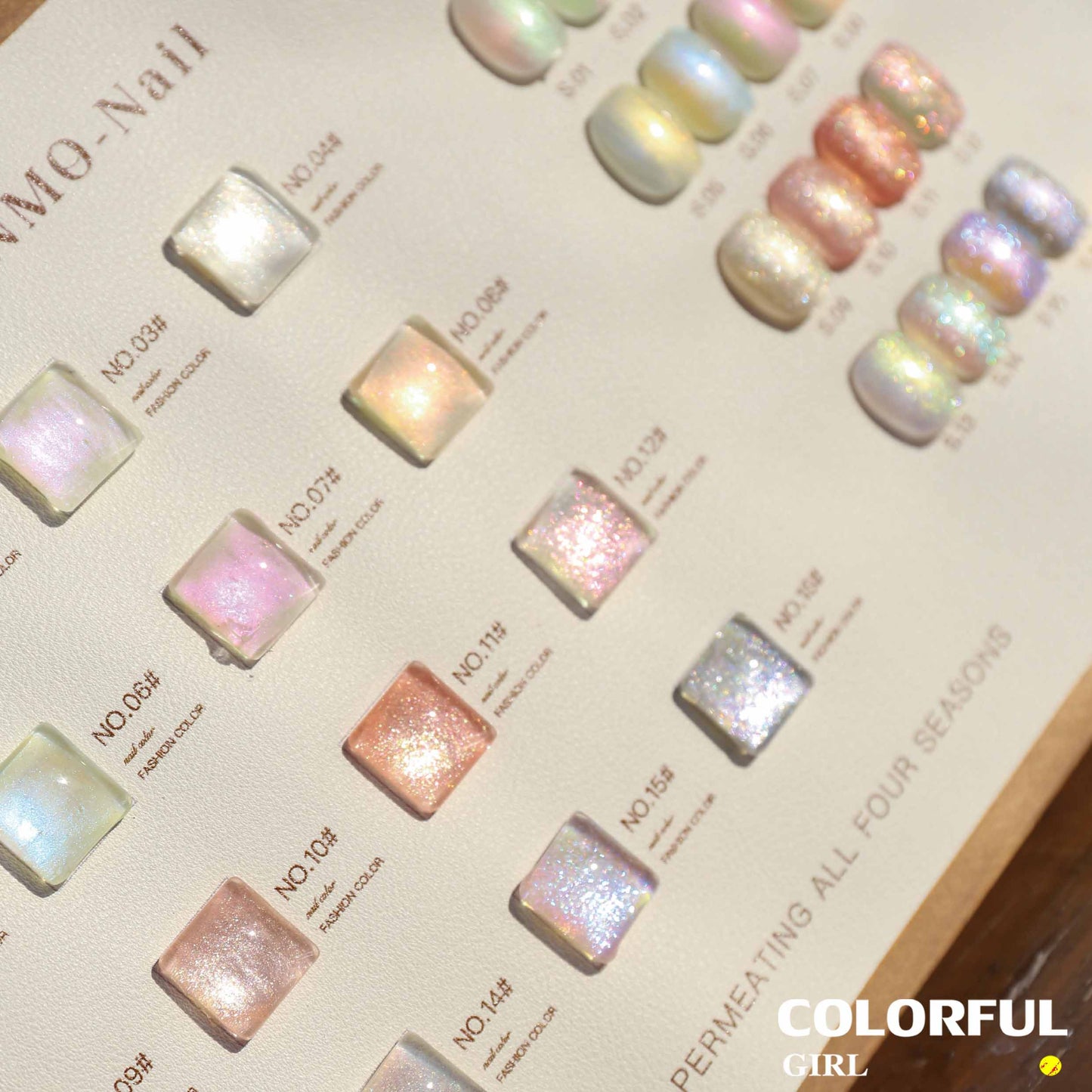 【พร้อมส่ง】16สี เจลชุดเซ็ตแสงเหนือ SANMO สี ( SANMO) สีเจล16สี แถม ชาร์ทสี