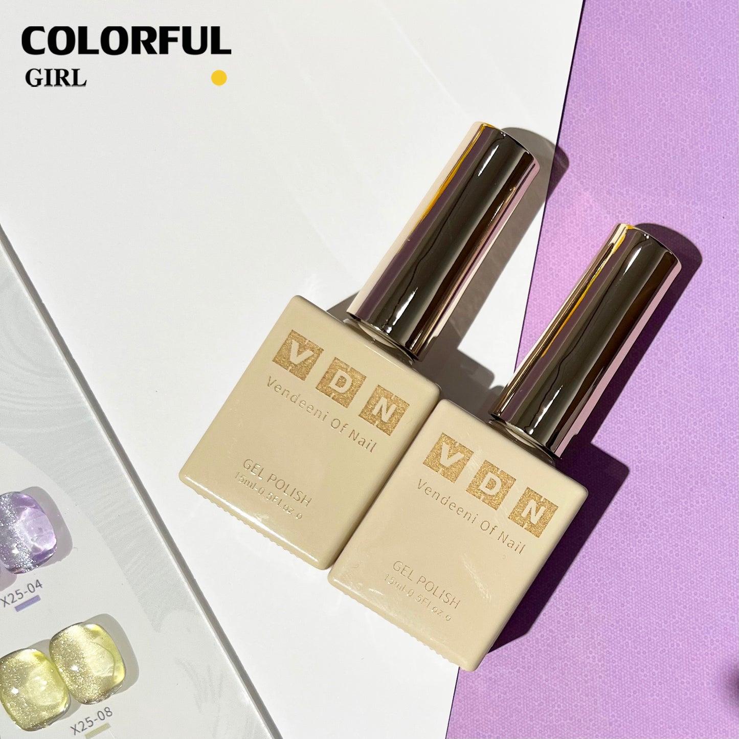 พร้อมส่งในไทย สีเจลทาเล็บแคทอาย《 VENDEENI VDN-X25》12สี สีลูกแก้วแคทอาย สีลูกแก้ว ส่งไว! แถม ชาร์ทสี✨