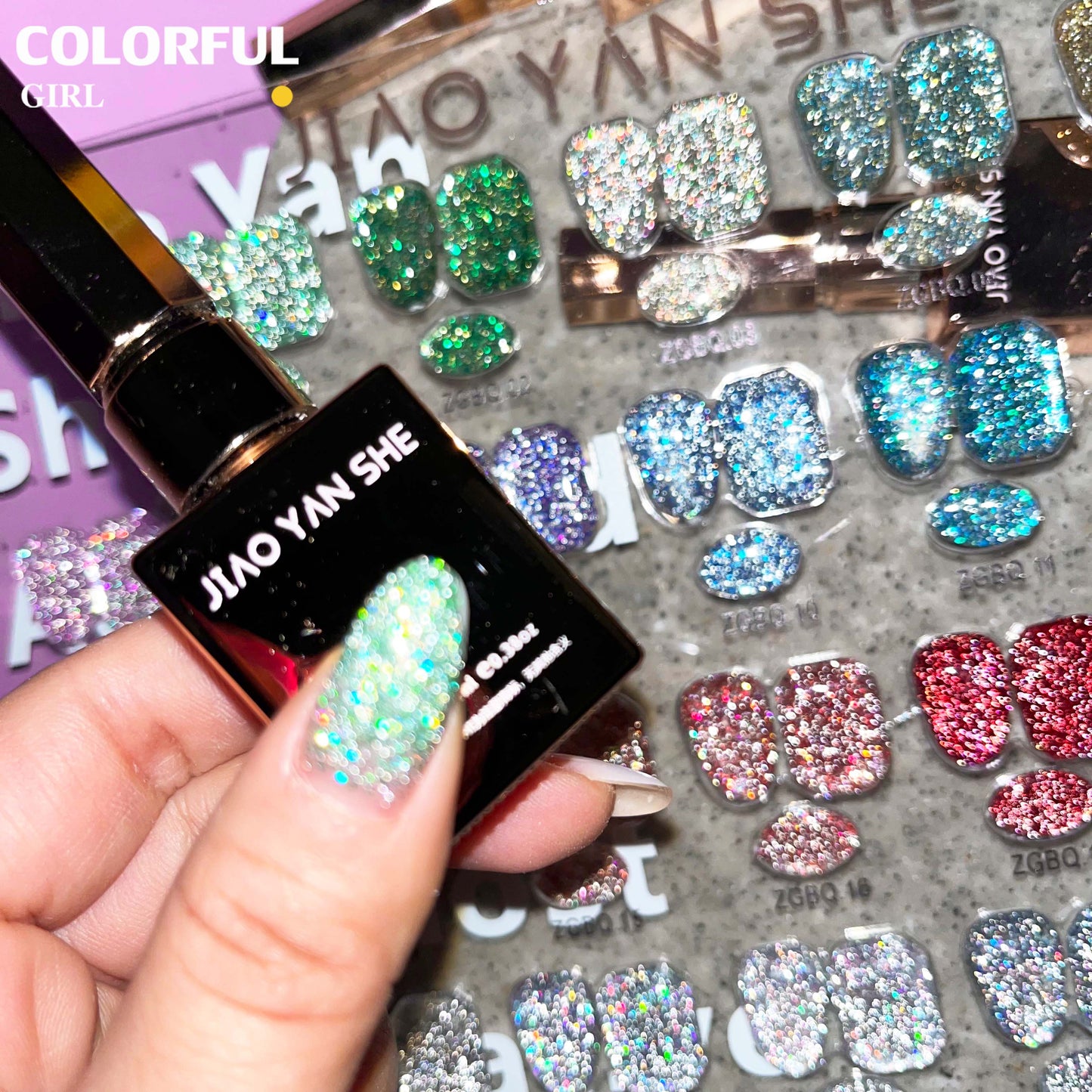 【พร้อมส่ง】JYSสีเจลแฟลช   สีทาเล็บเจล 25สี(JIAOYANSHE) สีเจล20สี สีเจลแฟลช   แถม ชาร์ทสี (แถม ชาร์ทสี ทามาให้แล้ว)