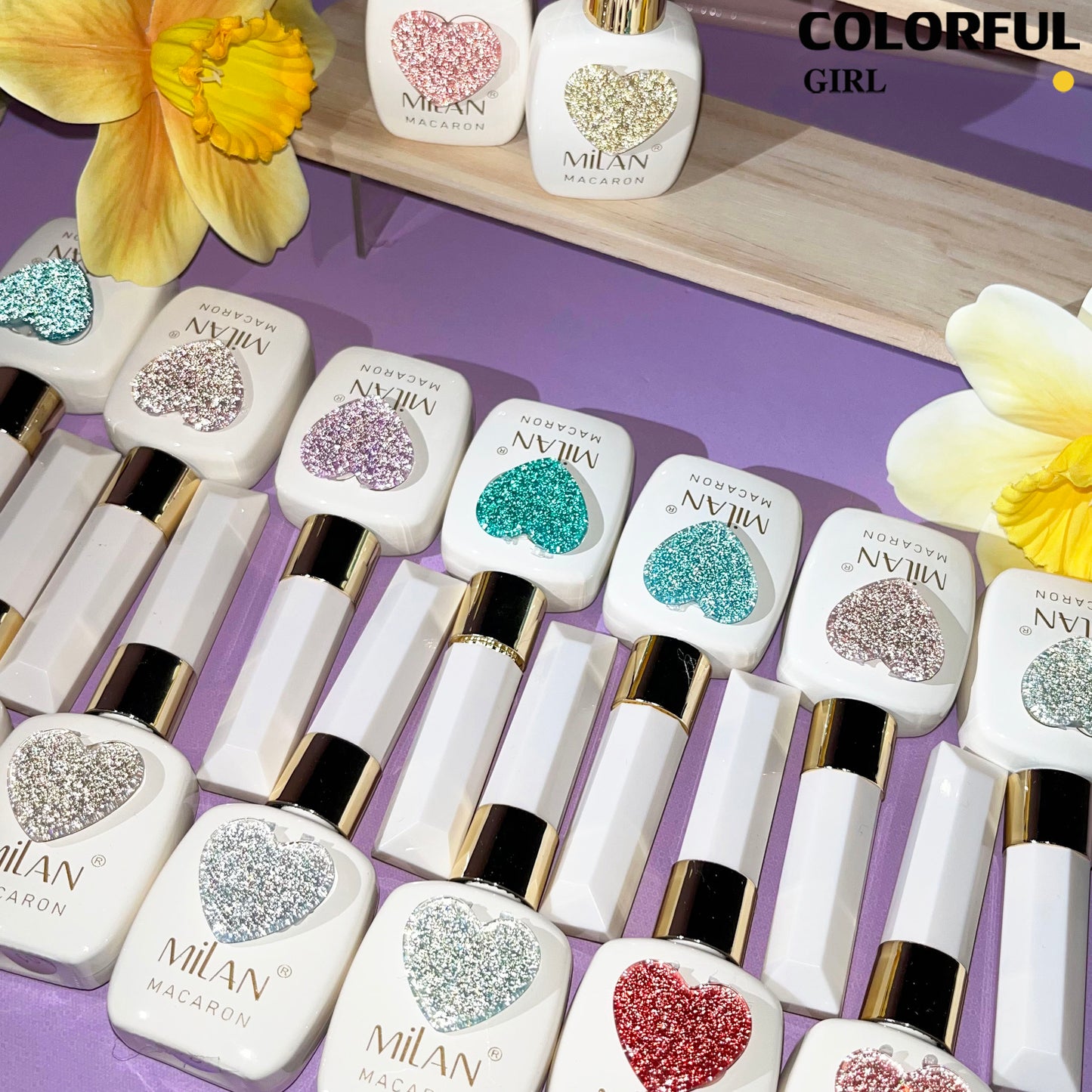 【พร้อมส่ง】MILAN สีเจลแฟลช 24สี (milan)สีเจลทาเล็บ สี แถม ชาร์ทสี ยาทาเล็บเจล ชุดสี 20สี + ฟรีชาร์ทสี