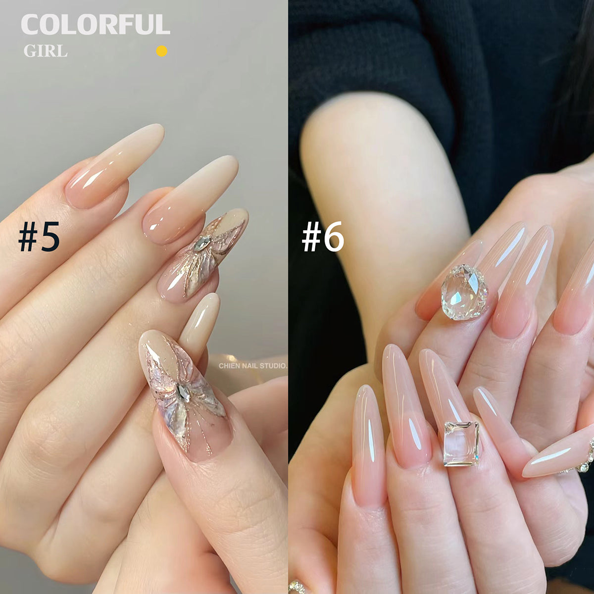 ✨พร้อมส่ง🇹🇭✨very good 6 สี สีเจลไซรัป โทนชมพู Ice Peach 6 สี แถม ชาร์ทสี
