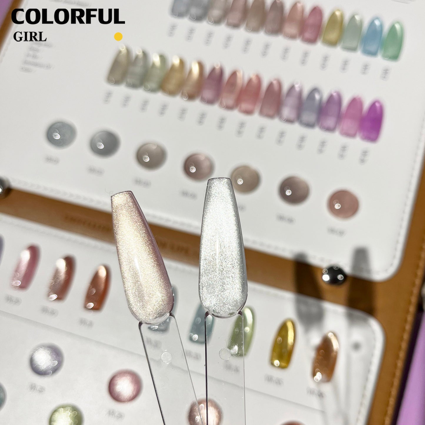 【พร้อมส่ง】YURIAO36สี สีเจลแคทอายเนื้อซาติน+สีเจลแคทอาย สีลูกแก้ว ฟรีชาร์ทสี Cat eye แม่เหล็ก (แถม ชาร์ทสี ทามาให้แล้ว)