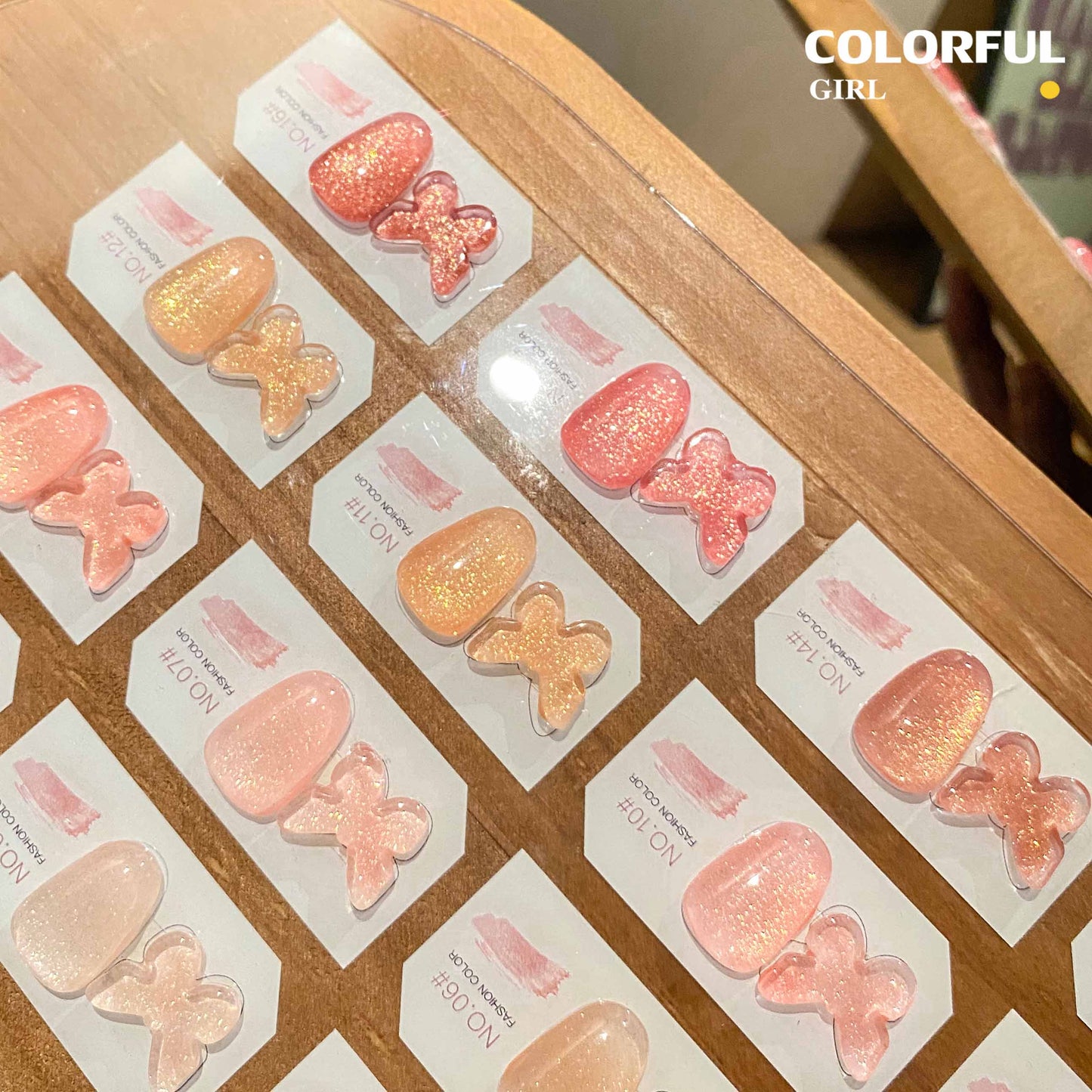 【พร้อมส่ง】สีเจล เซ็ท 16 สี SANMO สีชิมเมอร์ สีเจลชิมเมอร์ 16 สีโทนชมพู แถม ชาร์ทสี