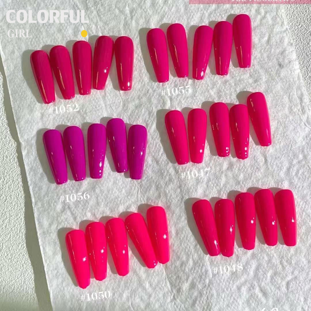 【พร้อมส่ง】 สีทาเล็บเจล RARION12 สี( RARION) สีเจล สีเจลสีพื้น 12สีชุดเจลสีชมพู แถม ชาร์ทสี