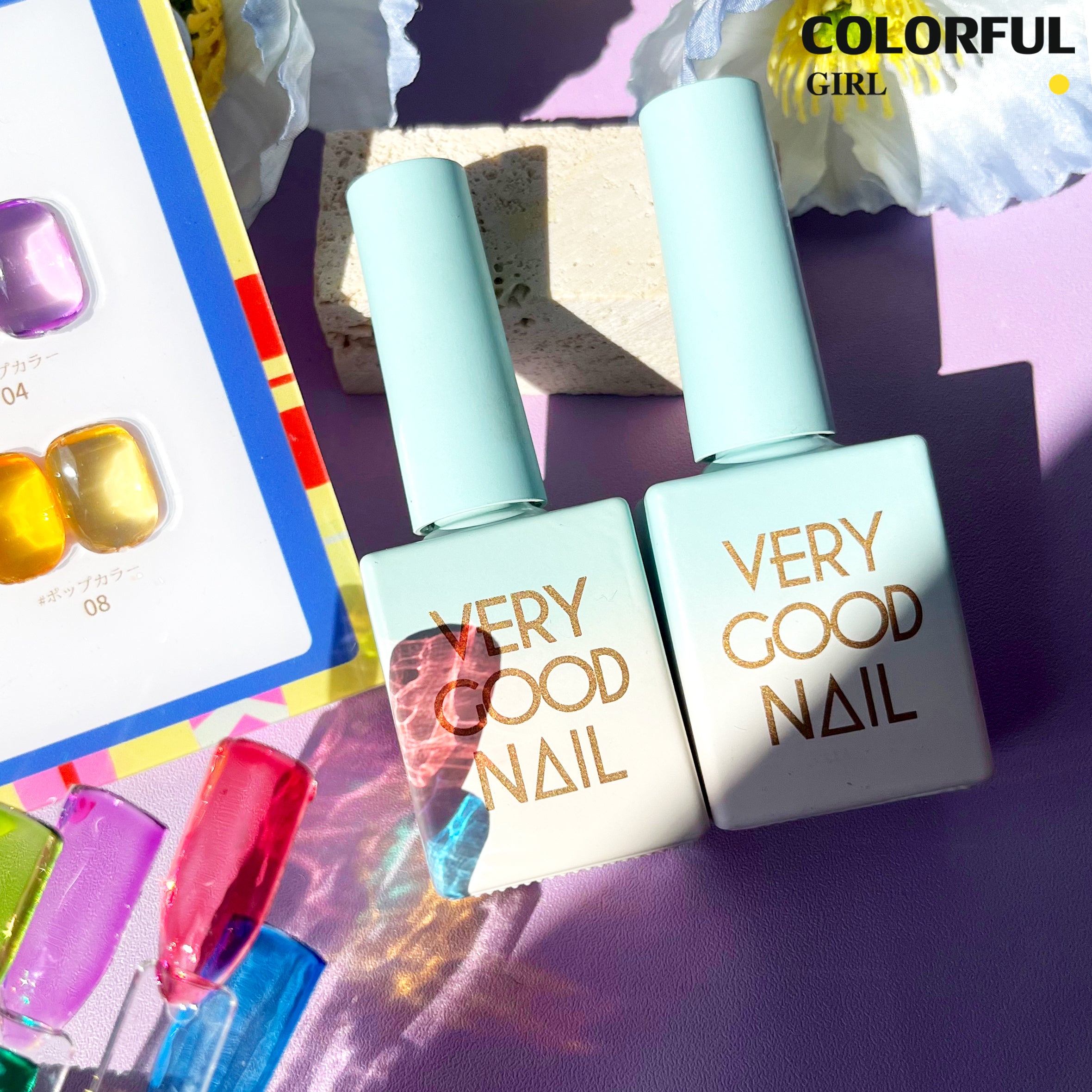 สีเจลไซรัป 8 สี Very Good สีลูกกวาด โทนสีสะอาด ดูสบายตา ฟรีชาร์ทสี