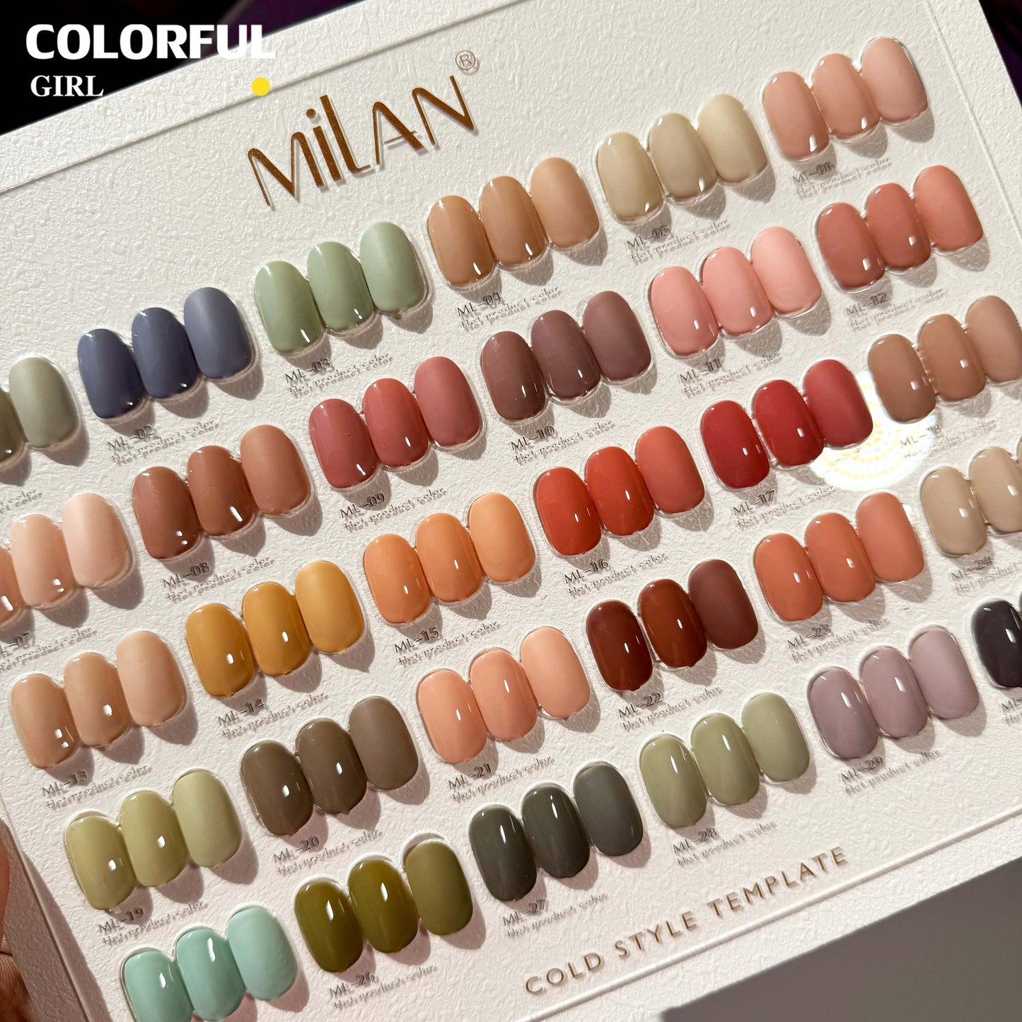 【พร้อมส่ง】 สีทาเล็บเจล (MILAN 30สี) สีเจล Moranti30สี Macaron+แถมชาทสีฟร