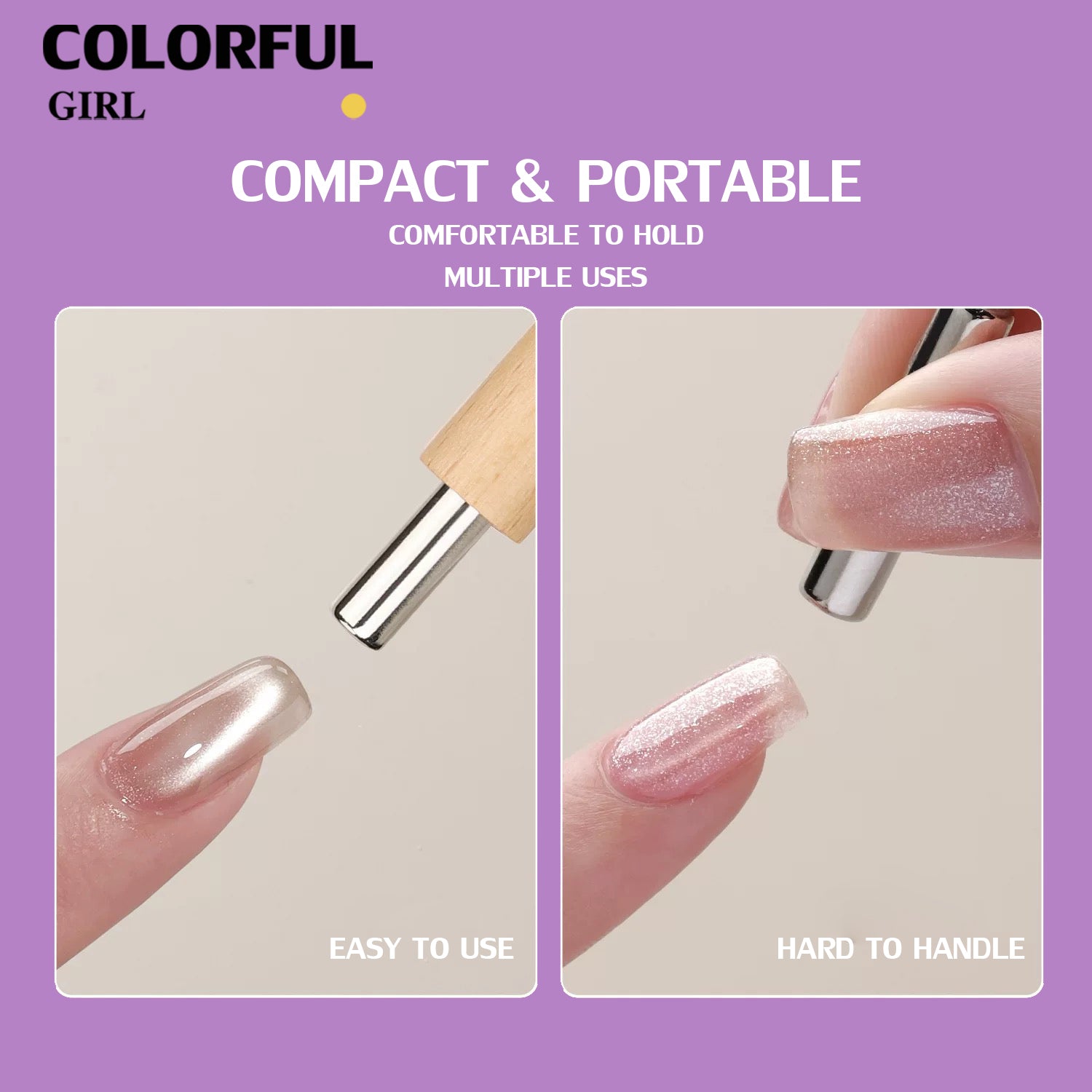 Triple Magnetic Power แม่เหล็กดูด 1ชิ้น แม่เหล็กแคทอาย แม่เหล็กดูดสีเล็บเจล แรงดูดแม่เหล็กที่ทรงพลัง