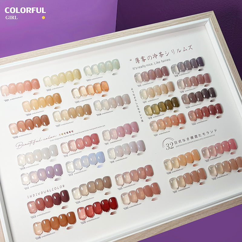 【พร้อมส่ง】SUI FENG HE สีเจลไซรัปรุ่นใหม่ 32สี ฟรีชุดชาร์จชาร์จ เนื้อสวยละมุนค่ะ เจลลี่ไซรัป 32 สี ไม่บางจนเกินไปทาง่ายและสวยมากค่ะ