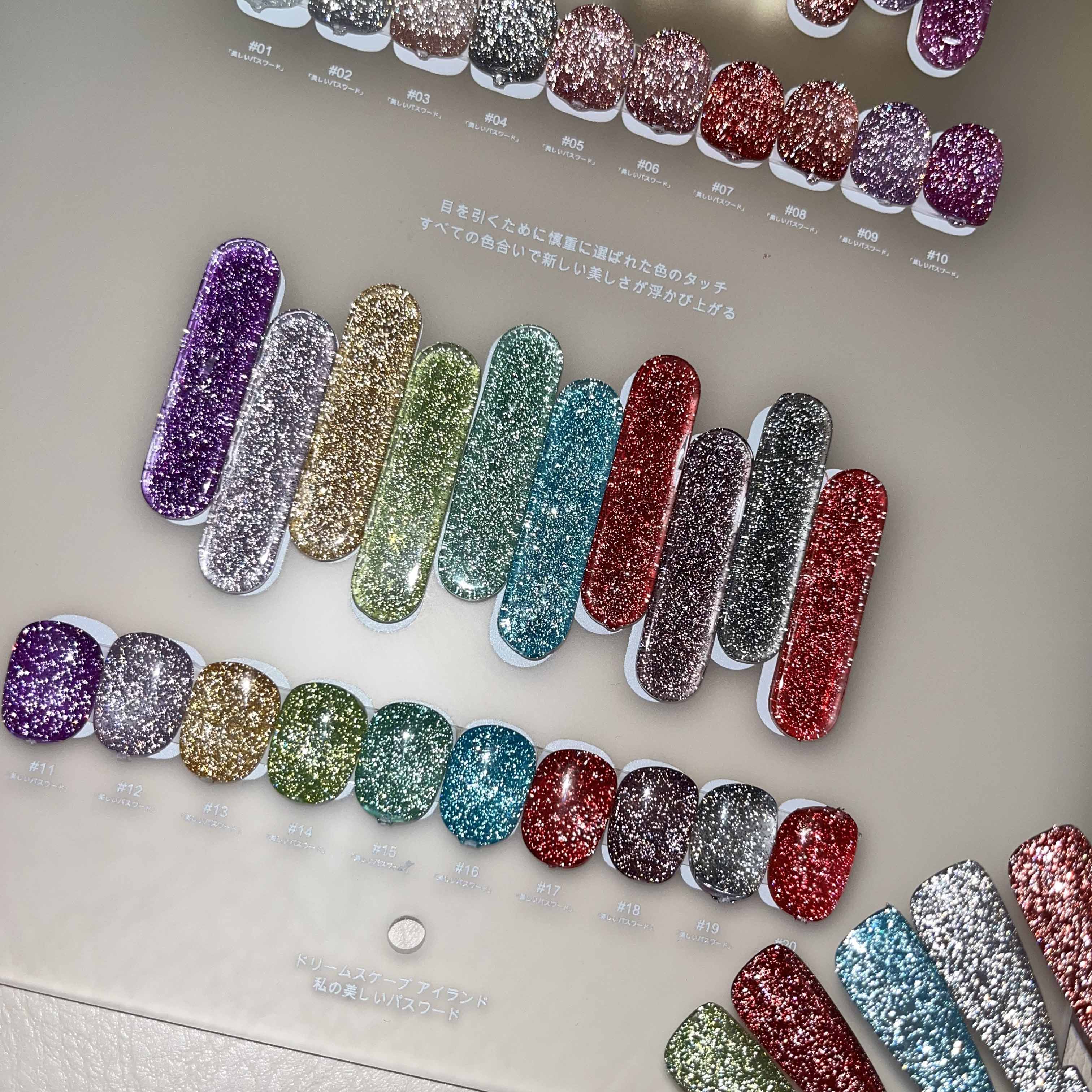Colorful girl สีเจลแฟลช สีทาเล็บเจล 20สี แถมฟรีชาร์ทสี