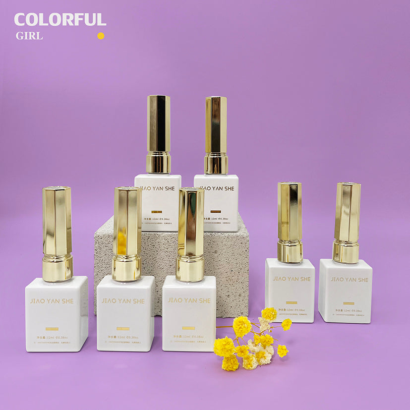 【พร้อมส่ง】PLATINUM CAT'S EYE GLUE   JYS 15สี (JIAO YAN SHE) สีเจลแคทอาย แพลตติมันแฟลช / สีลูกแก้ว   แม่เหล็ก เอฟเฟกต์มันเงามาก