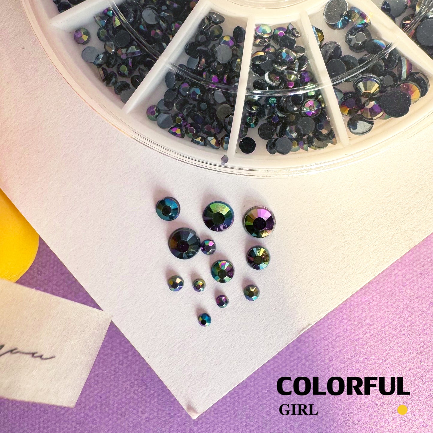 【พร้อมส่ง】3D อะไหล่ตกแต่งเล็บ   ของแต่งเล็บ เพชรแต่งเล็บคริสตัลแบบรวม