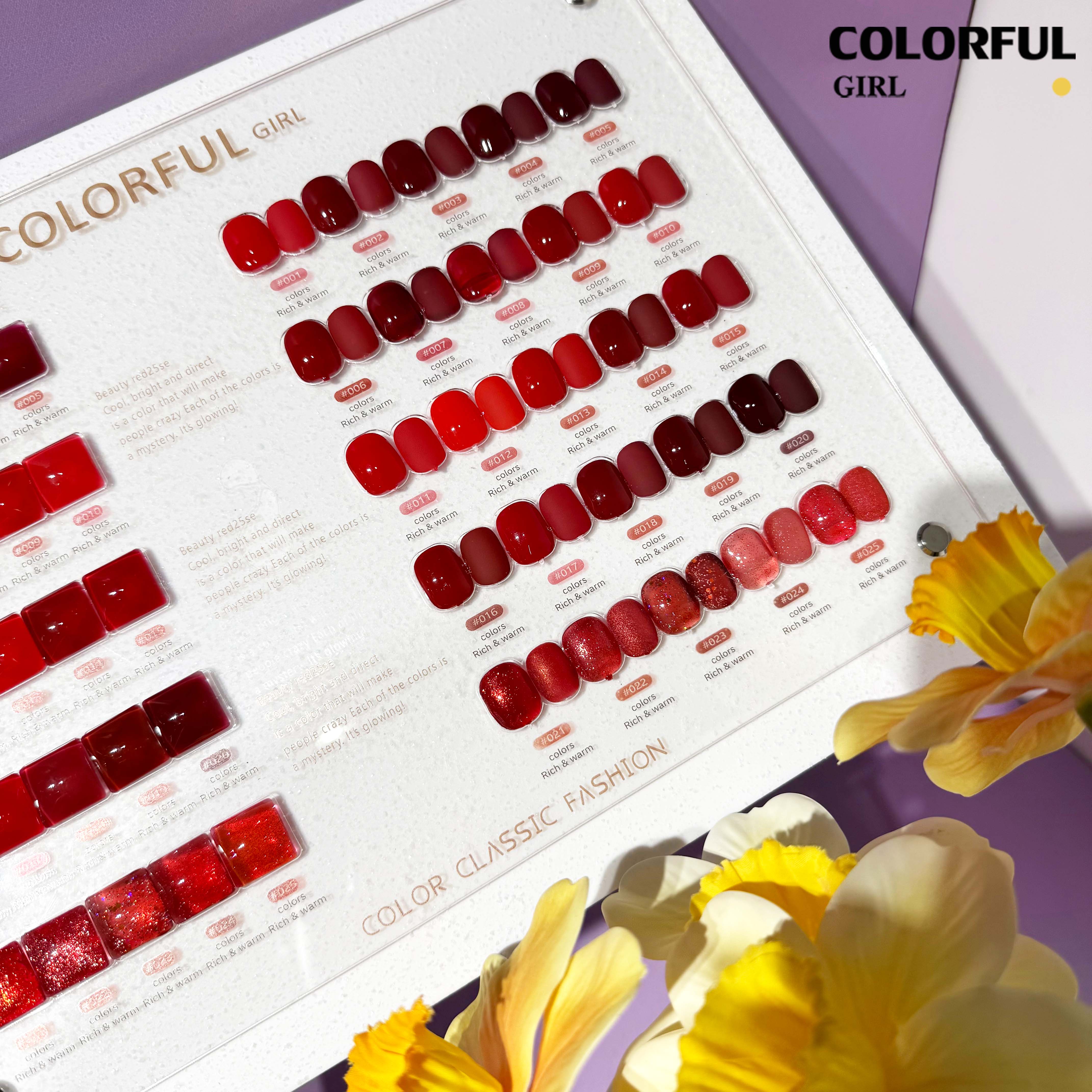 【พร้อมส่ง】สีทาเล็บเจล COLORFUL GIRL 25 สี✨ เจลทาเล็บแฟชั่น / สีเจลสีพื้น / แฟลช / ไซรัป / กลิตเตอร์ ครบในแบรนด์เดียว