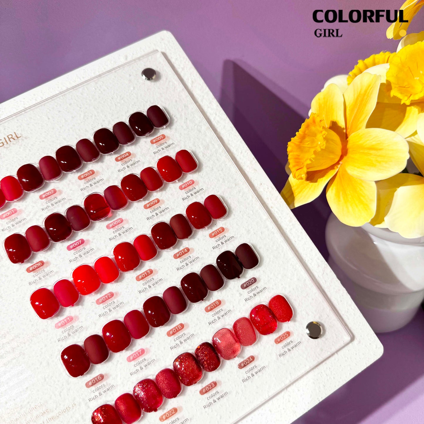 【พร้อมส่ง】สีทาเล็บเจล COLORFUL GIRL 25 สี✨ เจลทาเล็บแฟชั่น / สีเจลสีพื้น / แฟลช / ไซรัป / กลิตเตอร์ ครบในแบรนด์เดียว
