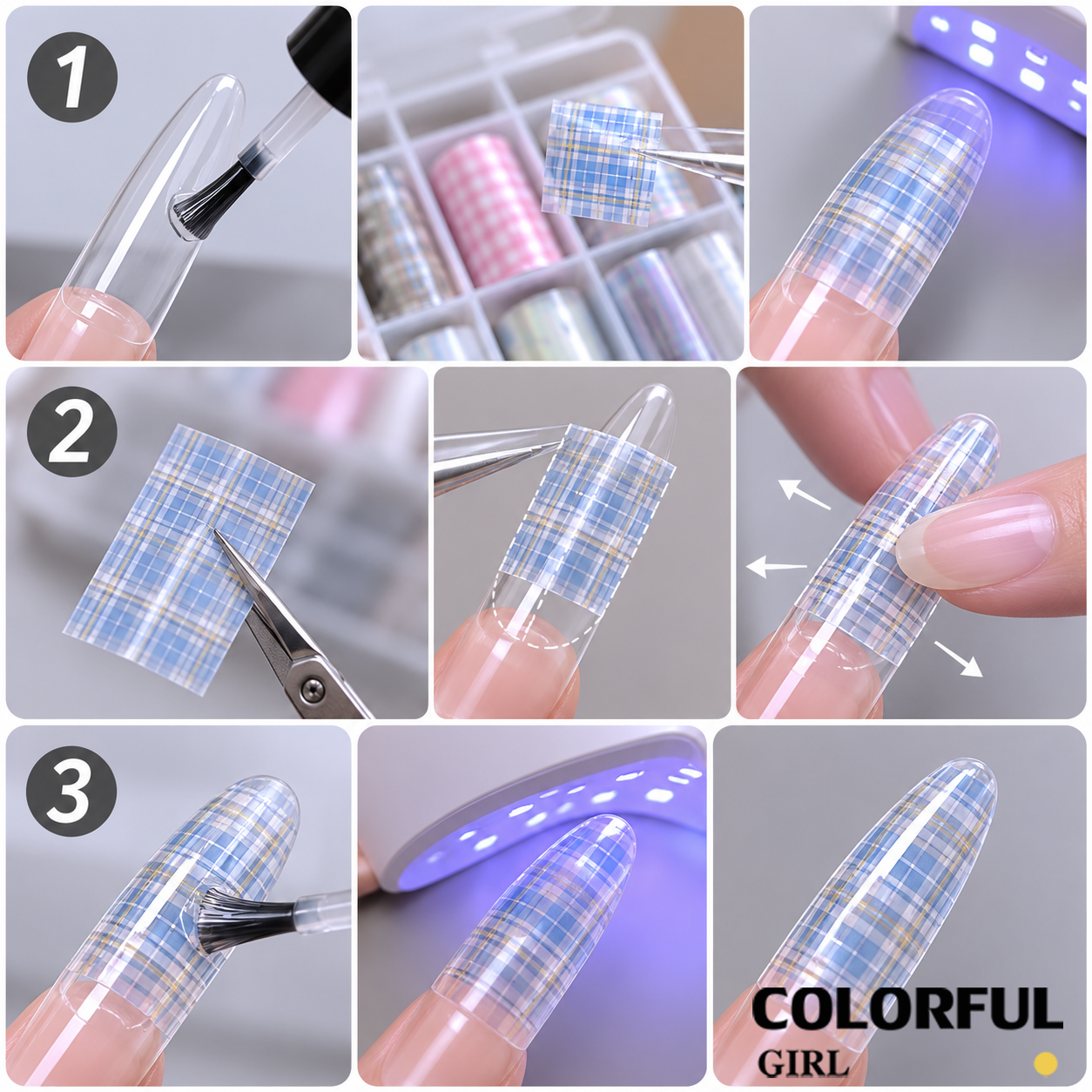 10 ม้วนฟอยล์โอนเล็บ ลายการ์ตูนน่ารัก หรูหรา DIY สติ๊กเกอร์ติดเล็บ สําหรับเจลและยาทาเล็บ อุปกรณ์ทําเล็บ {ไทย} ฟอยล์ลอกลาย ลอกง่าย ใช้คู่กับกาวลอกฟอยล์น้า