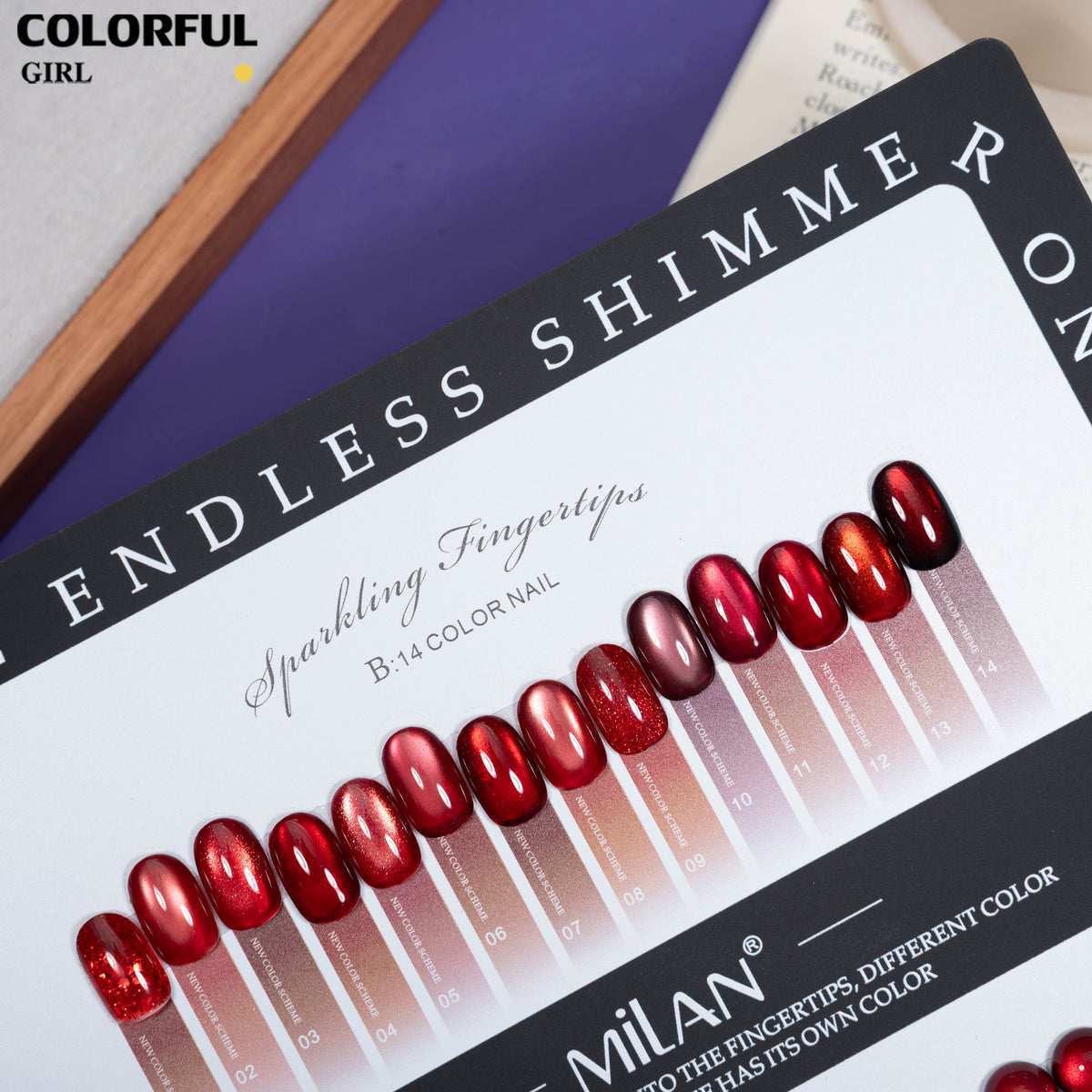 【พร้อมส่ง】milan สีเจลแคทอาย 14 สี ✨｜เซ็ตใหม่ โทนสีสวยละมุน｜เอฟเฟกต์ประกายแสงเล่นมิติ｜แสงวิบวับดุจประกายดาว｜แถมชาร์ทสีพร้อมโชว์สีสวย ๆ｜ทามาให้แล้ว พร้อมใช้งาน 💅