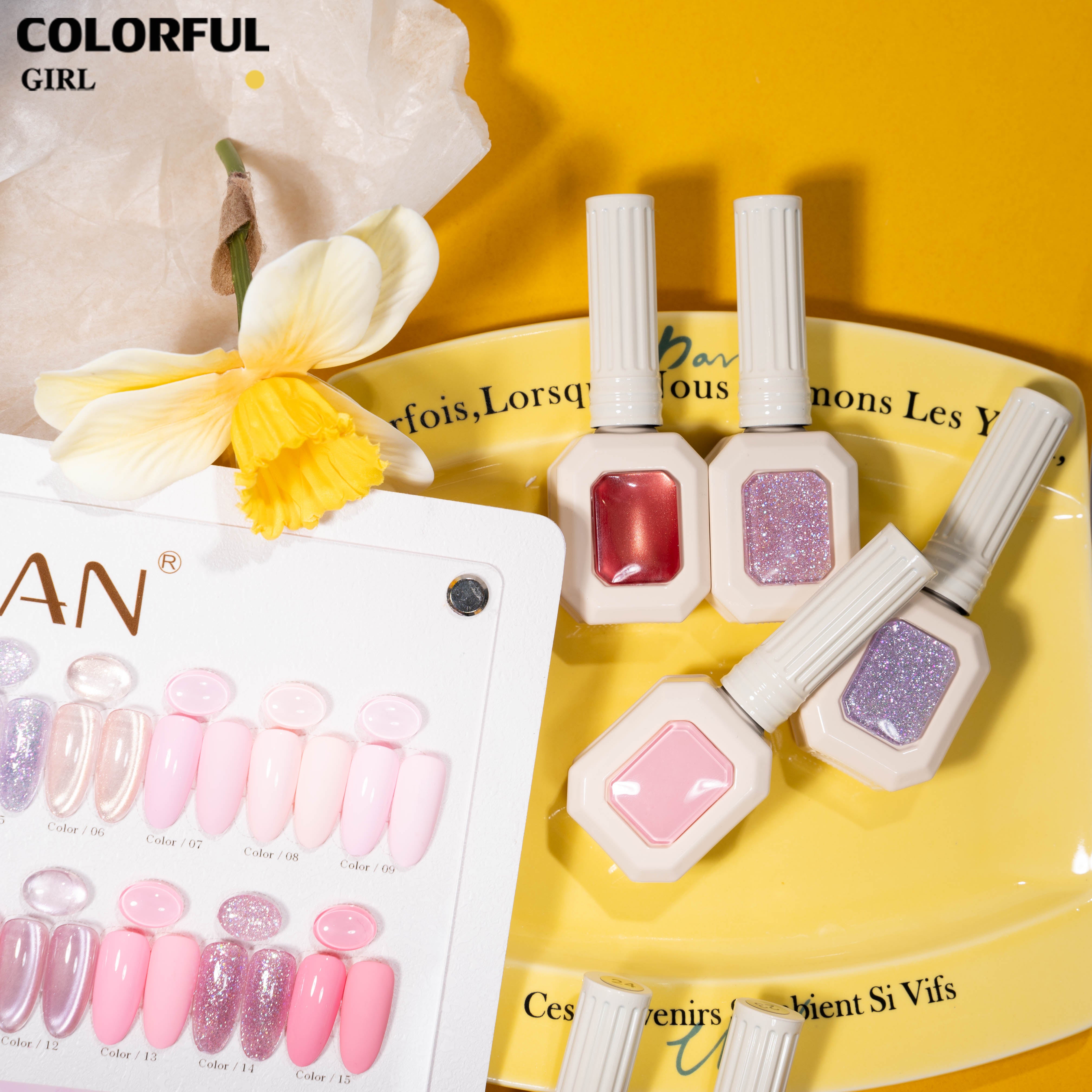 ชุดสีเจล MILAN ซากุระนู้ดนม 24 สี โทนชมพูหวานละมุนสไตล์สาวหวาน รวมสีเจลแฟลช สีเจลแคทอาย สีเจลแคทอายเนื้อซาติน และสีเจลสีพื้น (ทามาให้แล้ว พร้อมใช้งาน) ชุดเจลทำเล็บลุคคุณหนูสุดละมุน ✨
