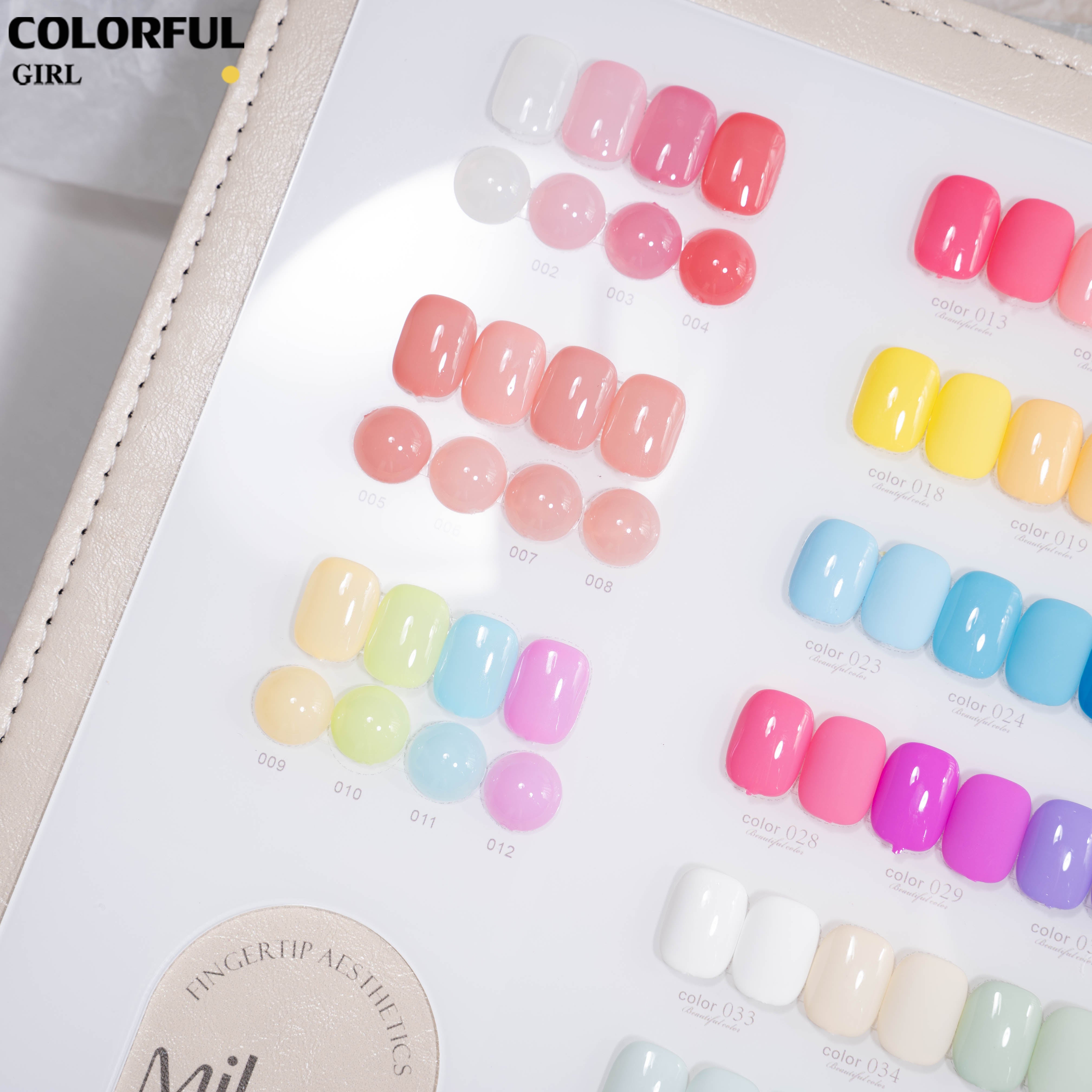 【พร้อมส่ง】Milan สีเจล 65 สี ชุดสำหรับเปิดร้านทำเล็บ สีเจลกลิตเตอร์ สีเจลสีพื้น สีเจลไซรัป สีเจลแคทอาย ครบในชุดเดียว พร้อมชาร์ตสีและชาร์ตโชว์สี
