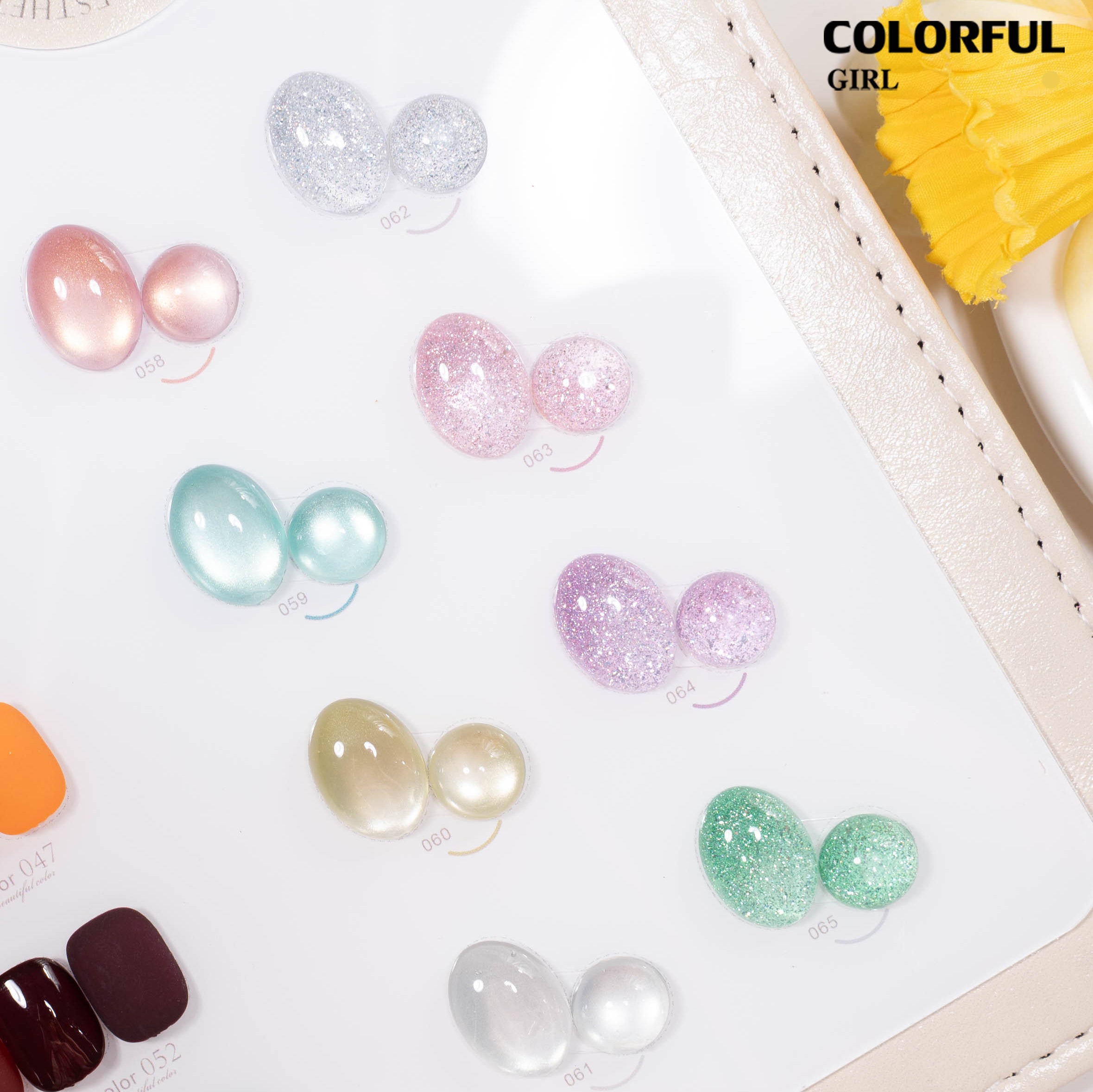【พร้อมส่ง】Milan สีเจล 65 สี ชุดสำหรับเปิดร้านทำเล็บ สีเจลกลิตเตอร์ สีเจลสีพื้น สีเจลไซรัป สีเจลแคทอาย ครบในชุดเดียว พร้อมชาร์ตสีและชาร์ตโชว์สี