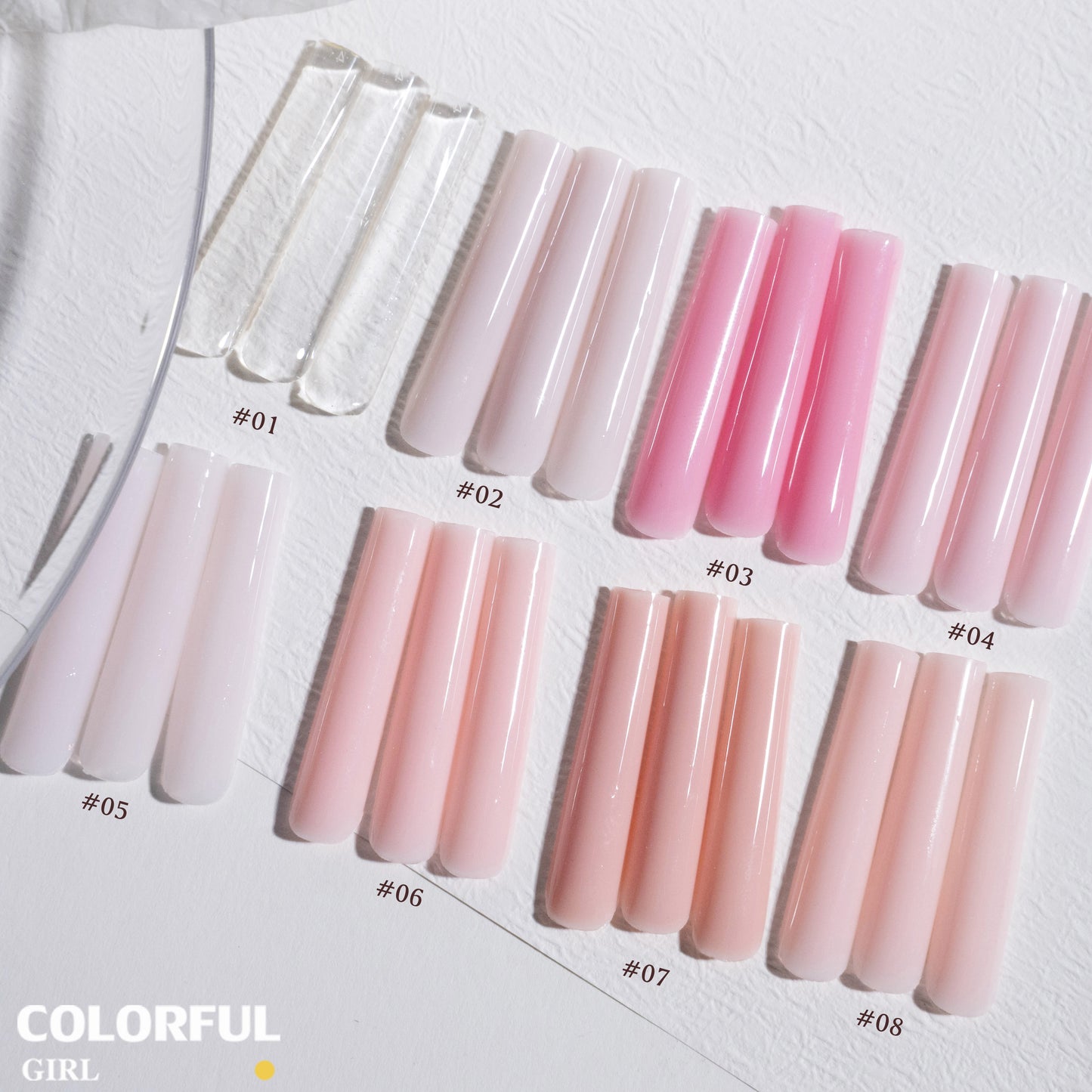 COLORFUL GIRL 5in1 Builder Gel เจลต่อเล็บ｜Natural Nude Builder Gel เจลต่อเล็บลุคธรรมชาติ｜ต่อเล็บ / เสริมหน้าเล็บ / ซ่อมเล็บ / ปรับทรง / สร้างโครงเล็บ ใช้งานได้หลากหลาย 20ml