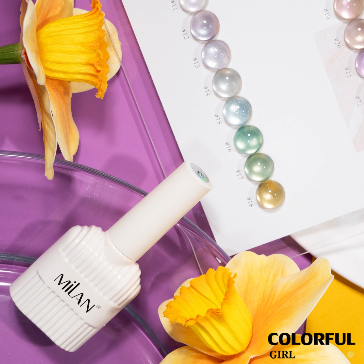 MILAN สีเจลแคทอาย 24 สี｜ฟีลลูกแก้วมุกฉ่ำวาว｜โทนสีมาคารองละมุน｜เล่นแสงสวยเหมือนแสงดาว 💖สีเจลแคทอายเนื้อซาติน