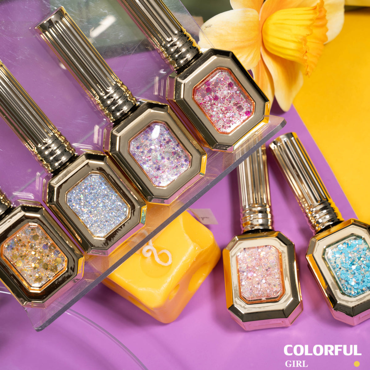 "เจลเล็บ MILAN 20 สี | สีเจลกลิตเตอร์วิบวับจัดเต็ม | วิ้งกระแทกตา เล่นแสงสุดปัง | ทาแล้วดูแพงทันที 💎(ทามาให้แล้ว พร้อมใช้งาน) สีเจลกลิตเตอร์เนื้อแน่น | "