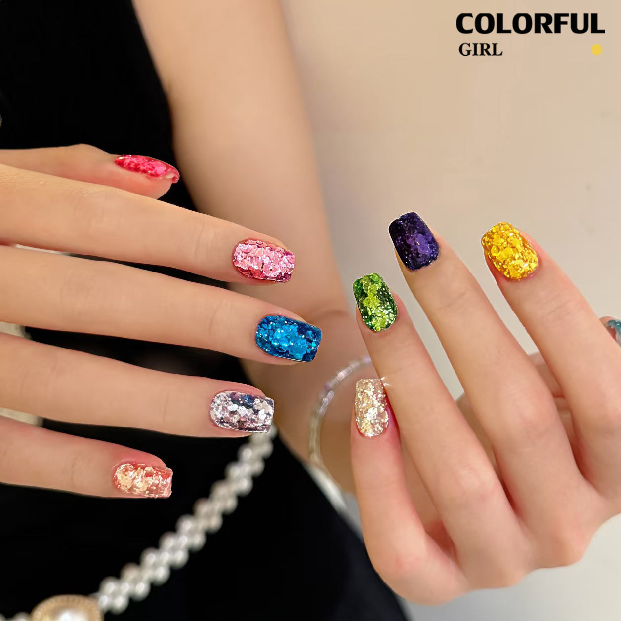 ชุดกลิตเตอร์ตกแต่งเล็บ 12 สี ✨｜Strobe Glitter เลื่อมบางเฉียบ｜กลิตเตอร์หกเหลี่ยมสีรุ้งไล่เฉด｜ผงกลิตเตอร์แต่งเล็บ｜อุปกรณ์ตกแต่งเล็บ DIY｜เลื่อมขนาดใหญ่สไตล์เกาหลี｜อุปกรณ์แต่งเล็บยอดนิยม