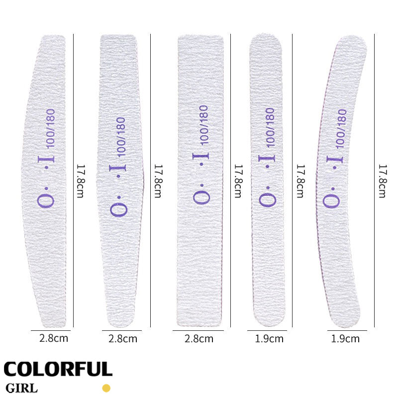【พร้อมส่ง】ตะไบเล็บ ตะไบสองหน้า 100/180 และ 180/240 Grit บล็อกขัดเล็บ ตะไบบัฟ ตะไบหยาบ–ละเอียด สำหรับเตรียมหน้าเล็บ ต่อเล็บเจล และถอดสีเจล ขายแยกชิ้น