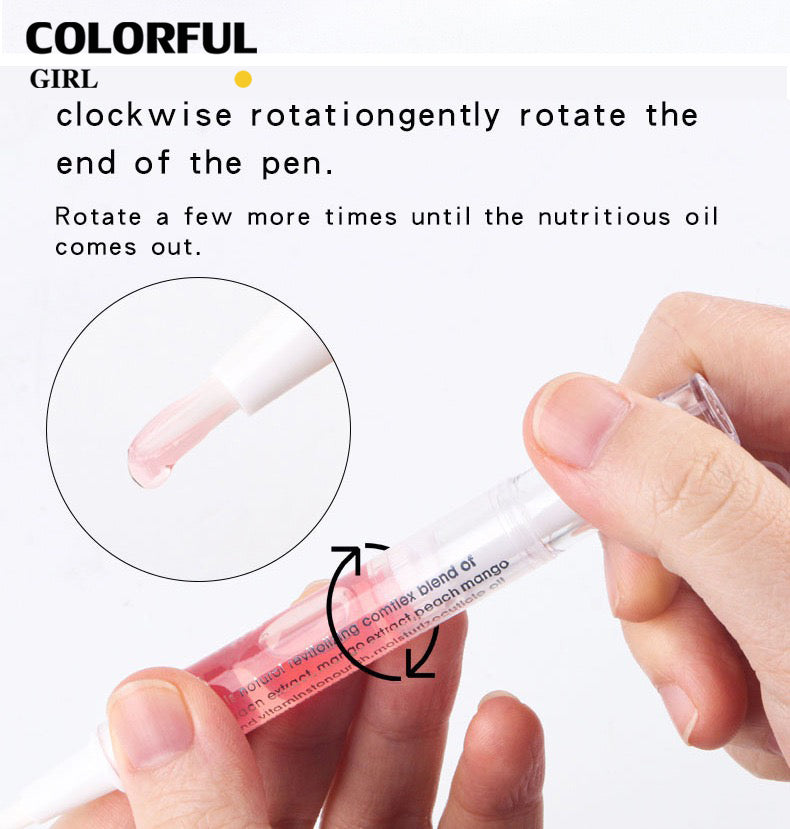 ✨พร้อมส่ง✨ออยบำรุงเล็บ กลิ่นธรรมชาติ  ออยล์บำรุงเล็บแบบปากกา น้ำมันบำรุงเล็บ น้ำมันบำรุงขอบเล็บ