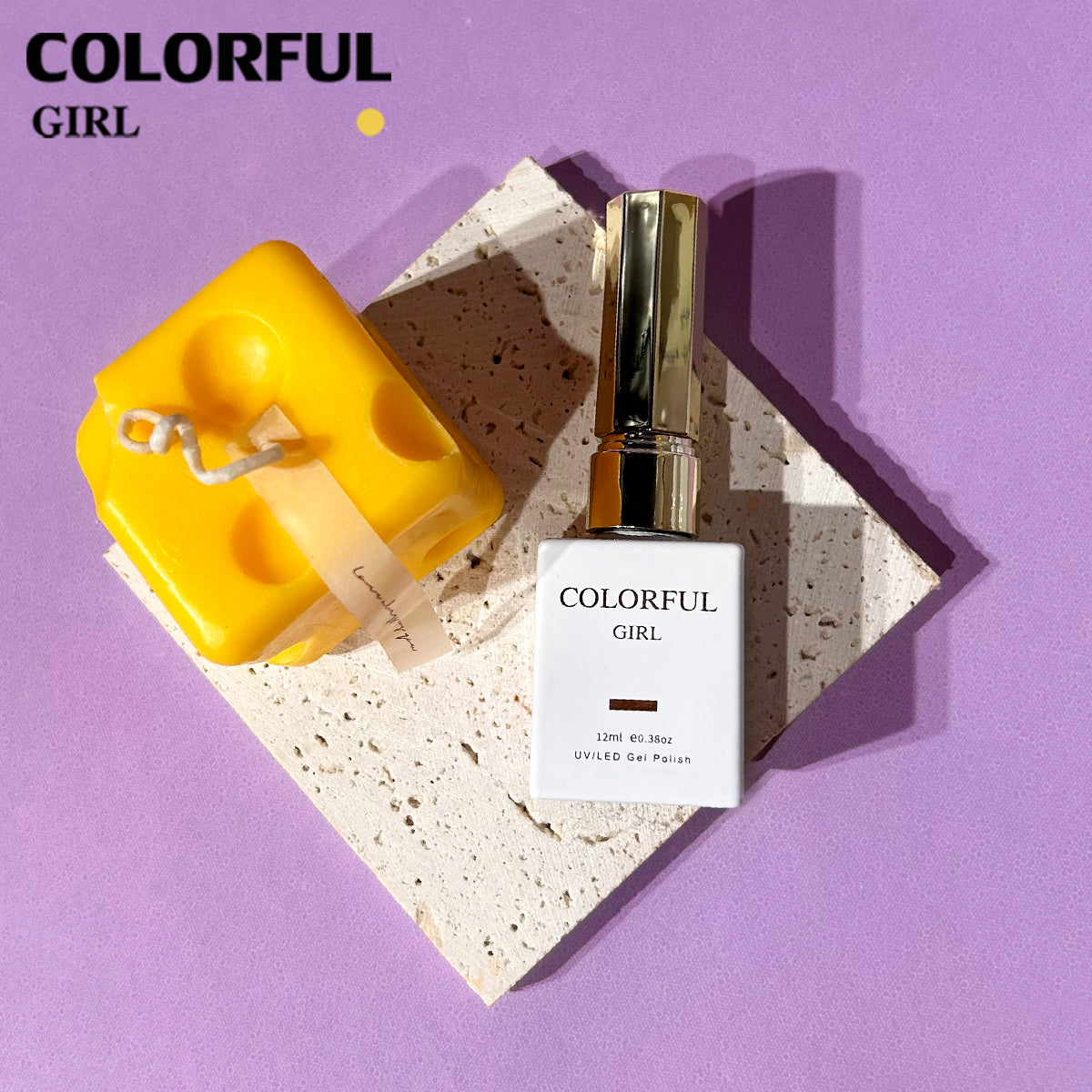 COLORFUL GIRL สีกลิตเตอร์+เลเซอร์แฟลช 18 สี แถมฟรีชาร์ทสี