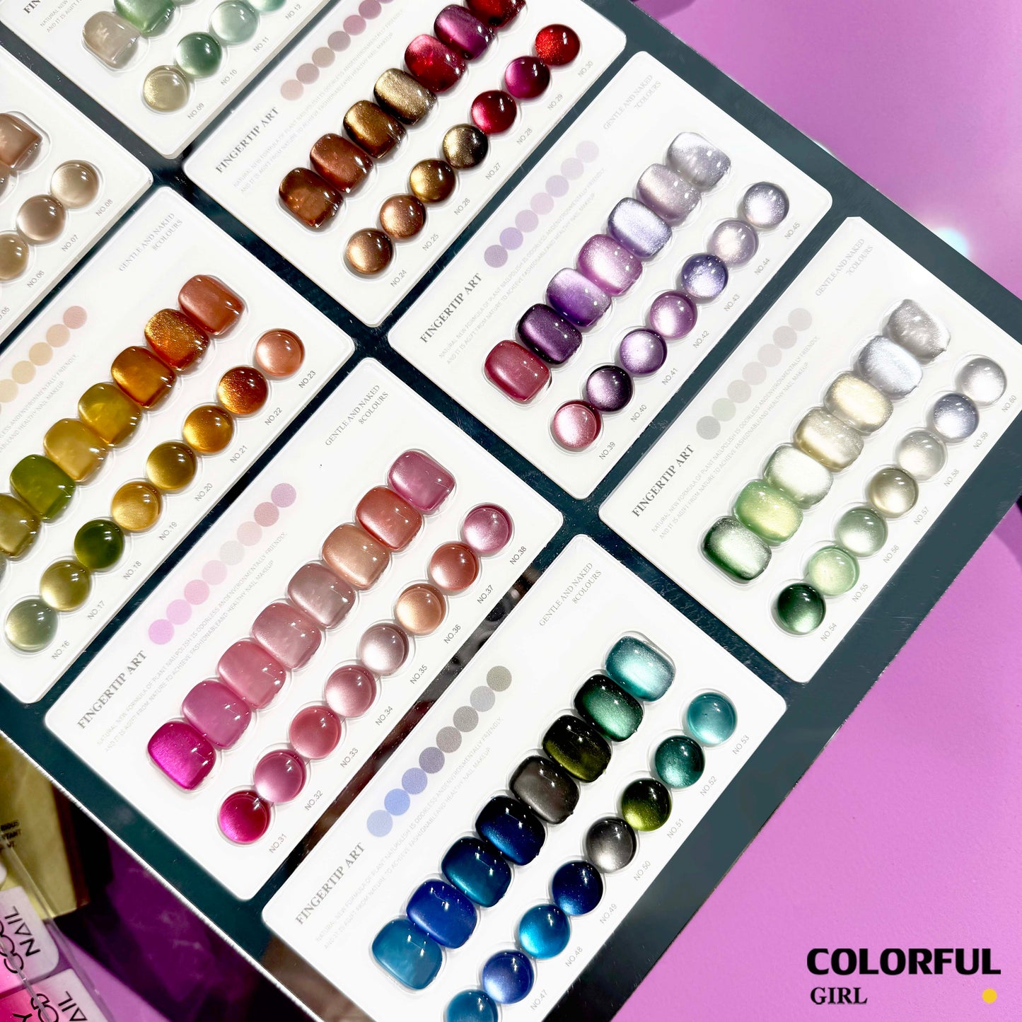 พร้อมส่ง  VERY GOOD 60 สี สีเจลแคทอายเนื้อซาติน+สีเจลแคทอาย 60สี สีลูกแก้ว ฟรีชาร์ทสี มาใหม่ สีขวดตรงกับสีในชาร์ท