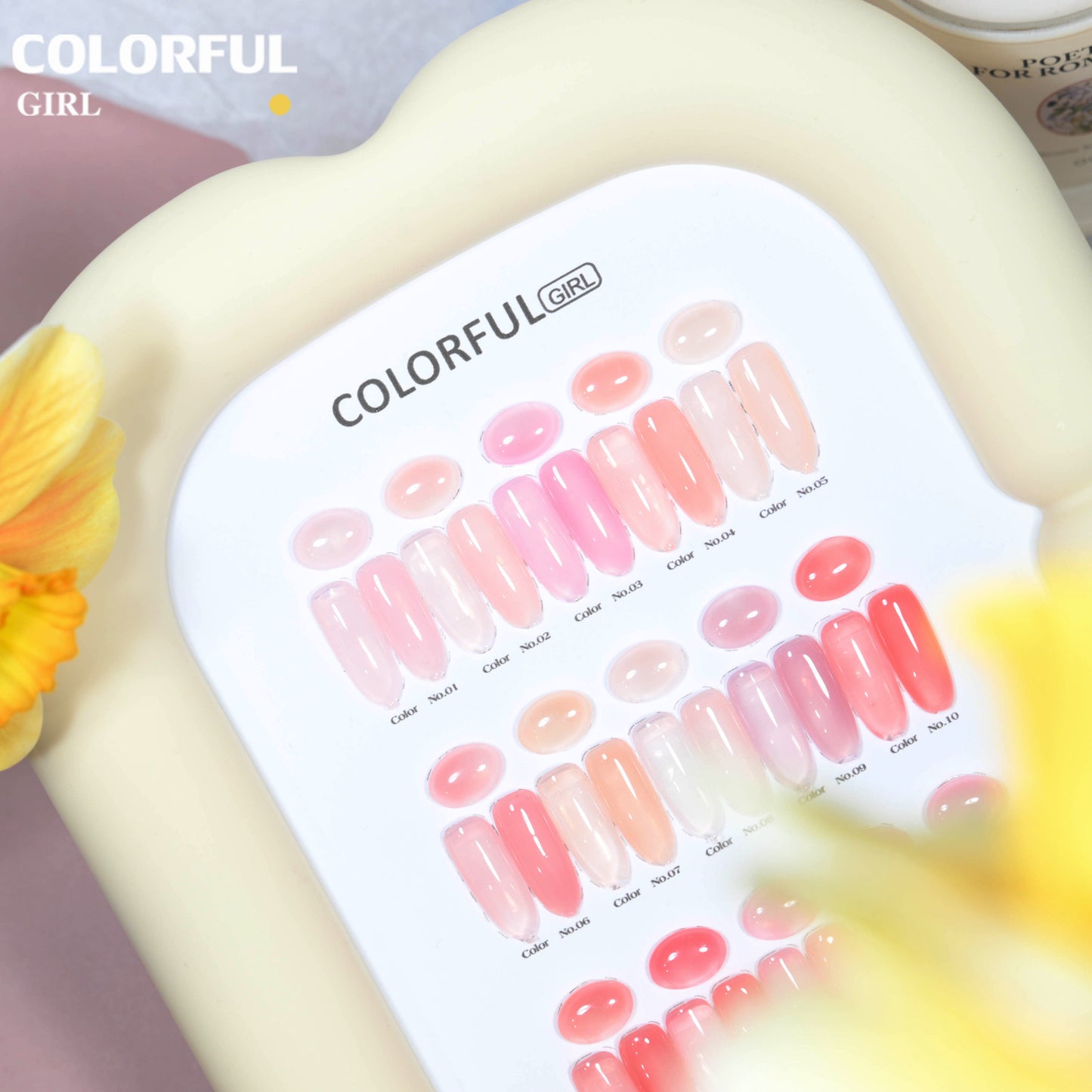 【พร้อมส่ง】💅 สีเจลไซรัป สีทาเล็บเจล Colorful Girl เซต 20 สี ✨ โทนชมพูพีช Ice Peach หวานละมุน ฟีลลูกคุณหนู ดูมือขาวขับผิว สีแน่นเงาสวย ติดทนนาน 💖 ฟรีชาร์ตสี ซีรีส์ Sweet Nude Pink พร้อมใช้งาน