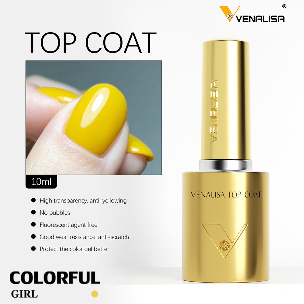 No HEMA · No TPO · No TMPTA  《VENALISA 》Select ท็อป เบส เคลือบเล็บ ท็อปด้าน ท็อปแมท Top coat / Base coat/ MATTE TOP ท็อปด้าน เงาไม่ดรอป ปกป้องสีเจลจากรอยขีด