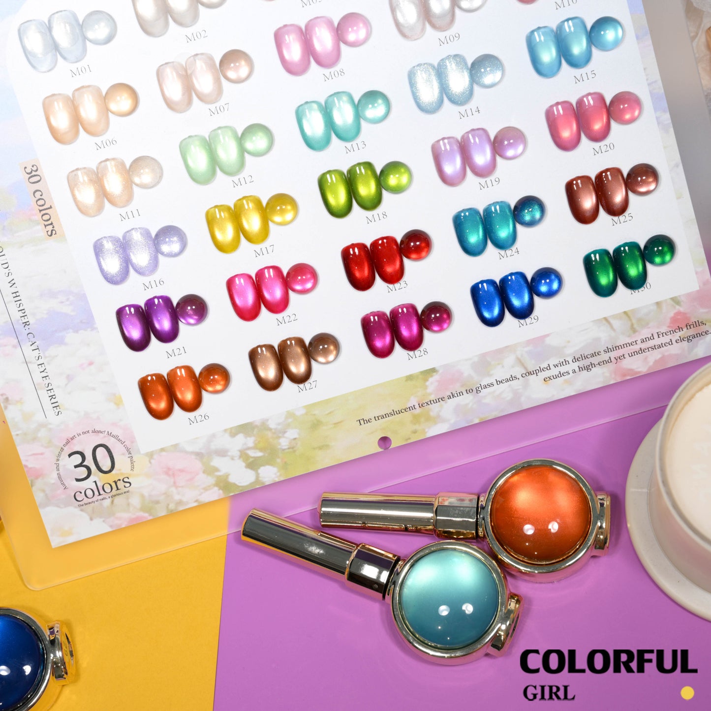 เจลเล็บ MILAN Cat Eye 30 สี | เจลแม่เหล็กตาแมว เนื้อซาติน | สีชัด ติดทนนาน | สร้างเอฟเฟกต์แสงได้ทันที | สำหรับงานเล็บมืออาชีพ (พร้อมใช้งาน) ขับผิว ดูดีทุกวัน ใช้ได้ทุกโอกาส (พร้อมใช้งาน) ✨