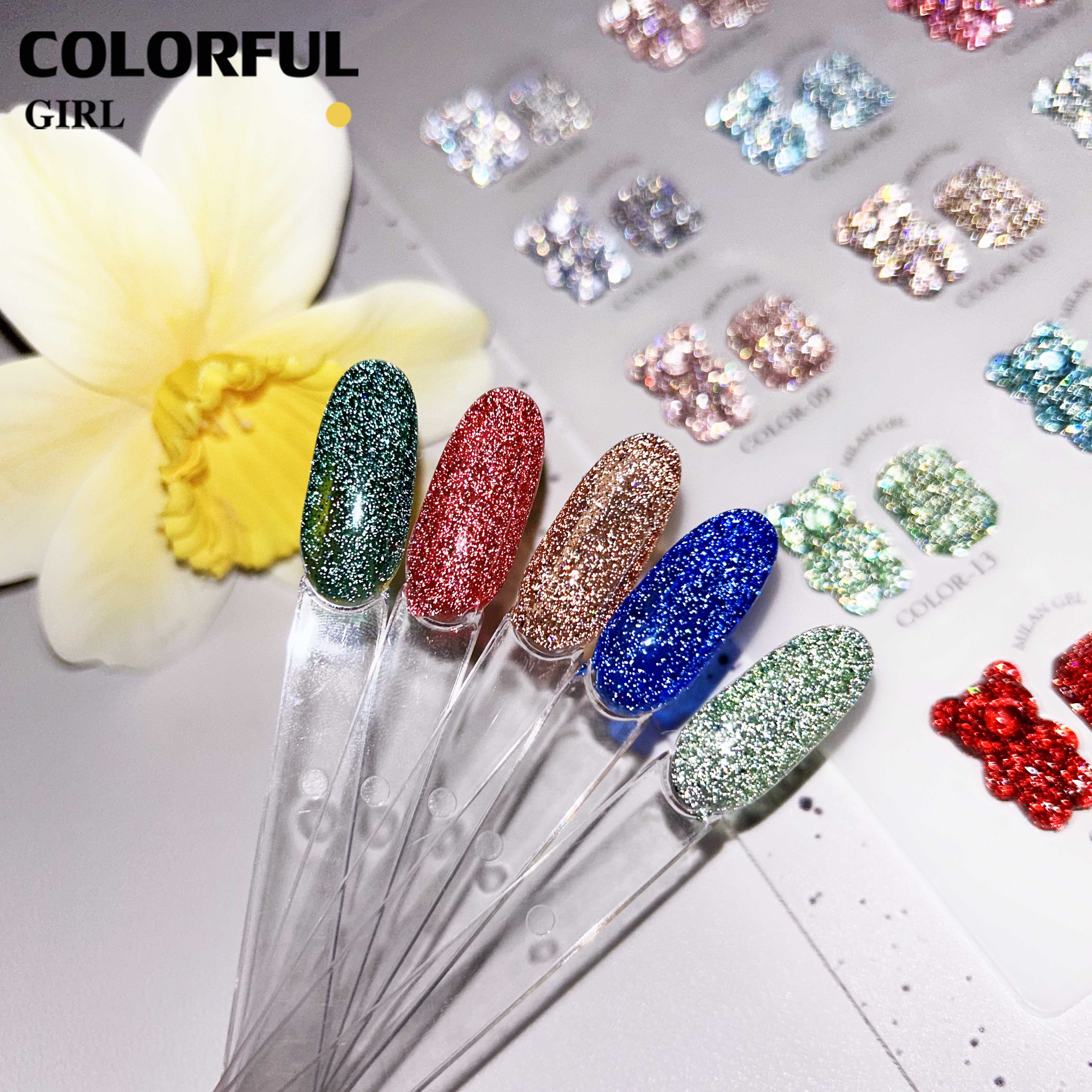 【พร้อมส่ง】MILAN 20 สีเจลแฟลช (Milan) สีเจลทาเล็บ แถมชาร์ทสี | ชุดสี 20 สี + ฟรีชาร์ทสี