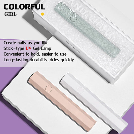 ✨พร้อมส่ง✨ไฟฉายล็อคอะไหล่มินิมอล ใช้ล็อคสีเจล ใช้ต่อเล็บ แห้งไว ไม่ทำให้ผิวคล้ำ ชาร์ตไฟUSB เครื่องอบเล็บขนาดเล็ก ไฟฉาย LED ไร้สาย