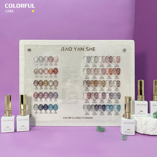 【พร้อมส่ง】JYS สีเจลแฟลช 25 สี (JIAO YAN SHE)