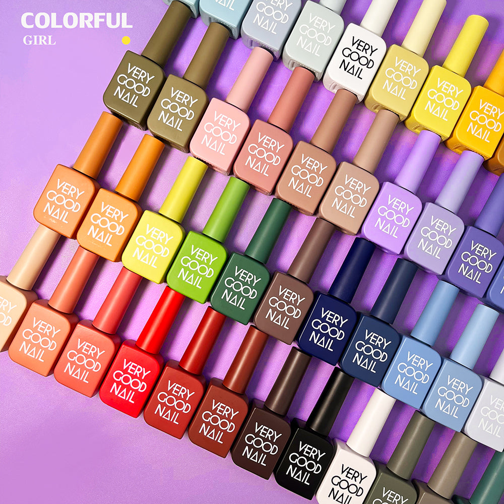 【พร้อมส่ง】แบบแยกขวด very good (1-60) Set very good 60 สี ยาทาเล็บ สีเจล เล็บเจล