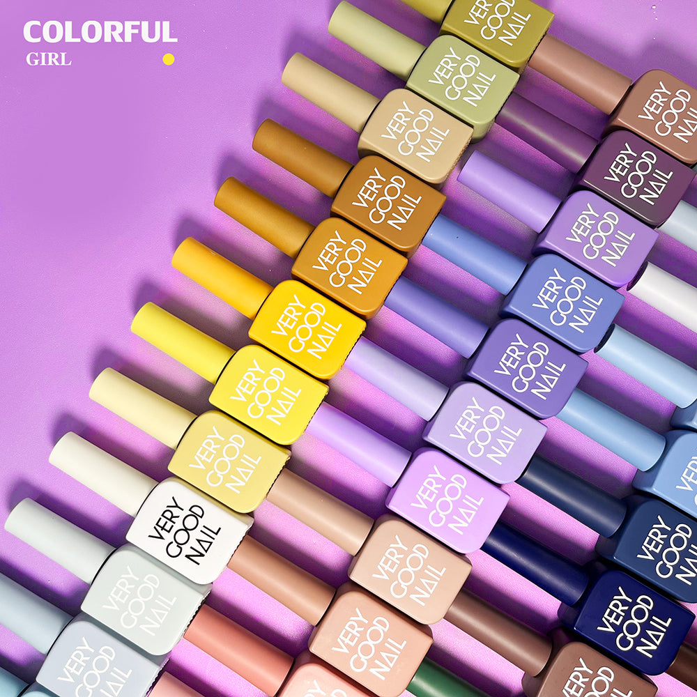 【พร้อมส่ง】แบบแยกขวด very good (1-60) Set very good 60 สี ยาทาเล็บ สีเจล เล็บเจล