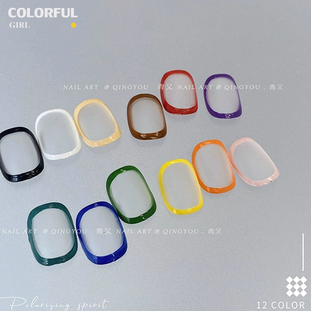 QINGYOU สีเจลเพนท์เล็บ เพนท์ง่าย ติดทนนาน เซท 12 สี คุณภาพดี ใช้สำหรับเพ้นท์โดยเฉพาะ
