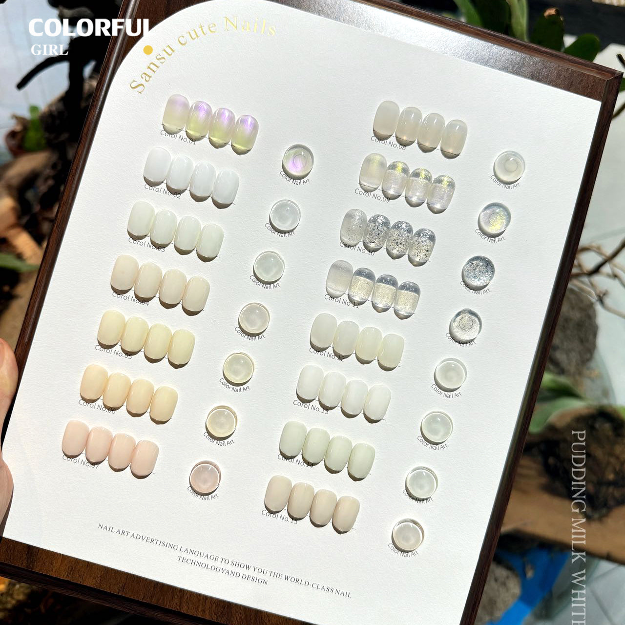 【พร้อมส่ง】สีเจล SANSU โทนสีขาว โทนละมุน15colors Wedding Dress White สีขาว ละมุนเด่นสวย ตัวเนื้อแน่น ติดทนนาน