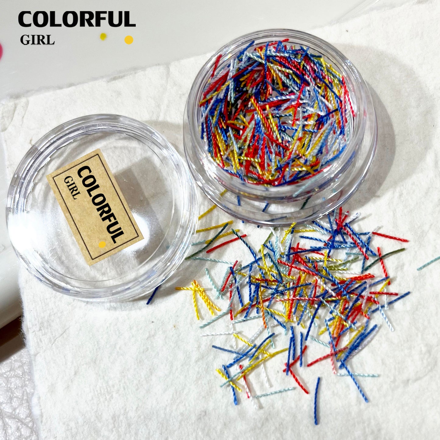 FUN BEADS สไตล์เกาหลี อิน ด้ายสีเค้กริบบิ้นริบบิ้นอุปกรณ์แต่งเล็บน่ารักผสมสีรูปพิเศษน้ําตาลเข็มสีถั่วเครื่องปั้นดินเผานุ่มเครื ลูกปัดตกแต่งเล็บ funbeads พร้อมส่งในไทย
