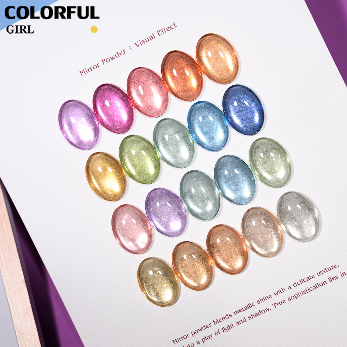 COLORFUL GIRL เซ็ตเจลคริสต์มาส 9 สี  ในเซ็ทสีเจลกากเพชร เจลแฟลช เจลแคทอาย เจลกลิตเตอร์ เนื้อซาติน  แถมฟรีชาร์ทสี