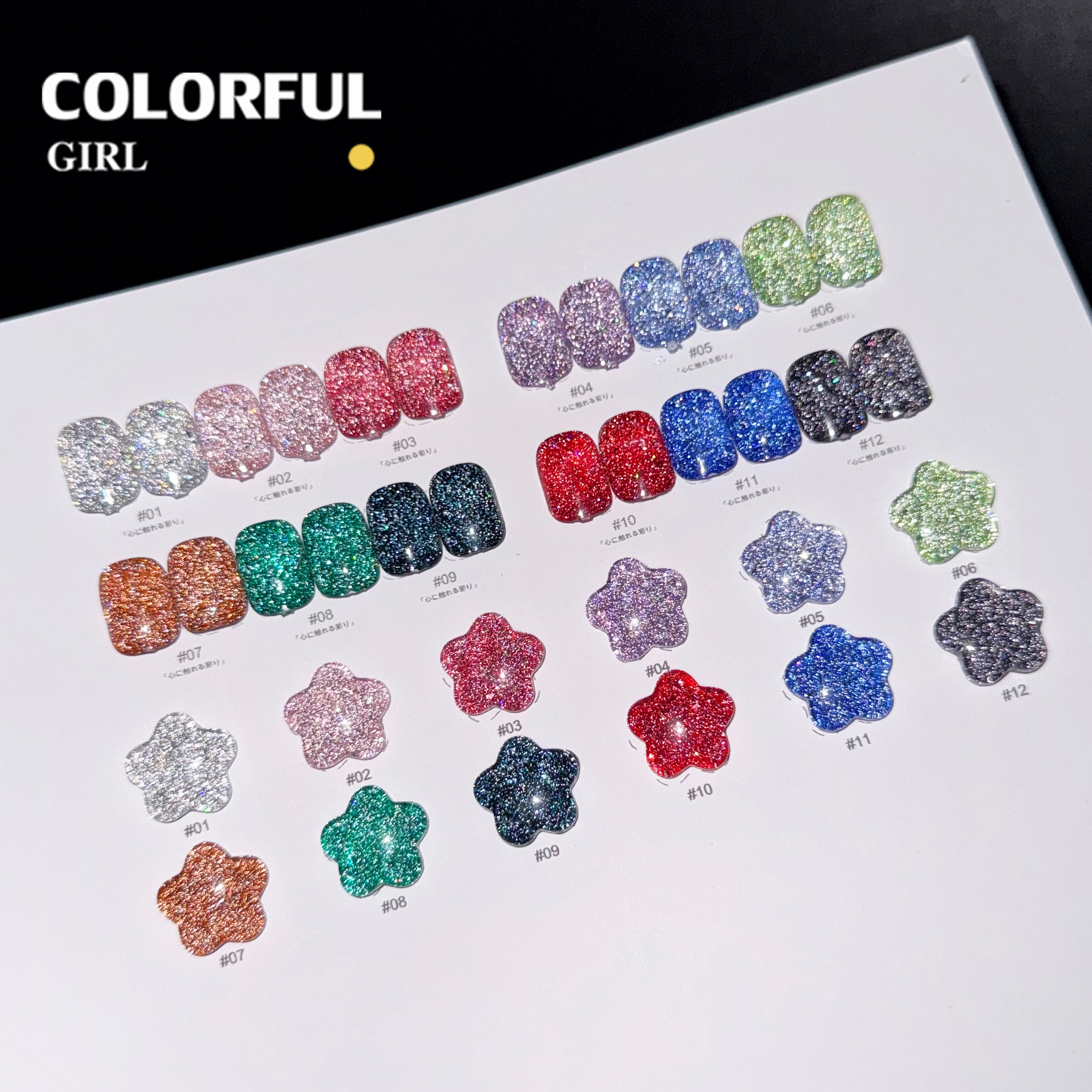 NebulNFlow เบอร์ 1-12 แบบแยกขวด สีเจลแฟลช