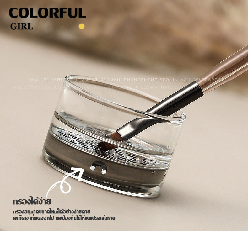 【Youth Rose น้ำยาล้างแปรงทำเล็บ กลิ่นกุหลาบ 50ml】✨ ทำความสะอาดแปรงภายใน 5 วินาที ✨ สูตรอ่อนโยน ไม่ทำลายขนแปรง ✨ กลิ่นกุหลาบหอมละมุน ถ้วยล้างแปรงแก้ว/ถ้วยล้างแปรงเซรามิก