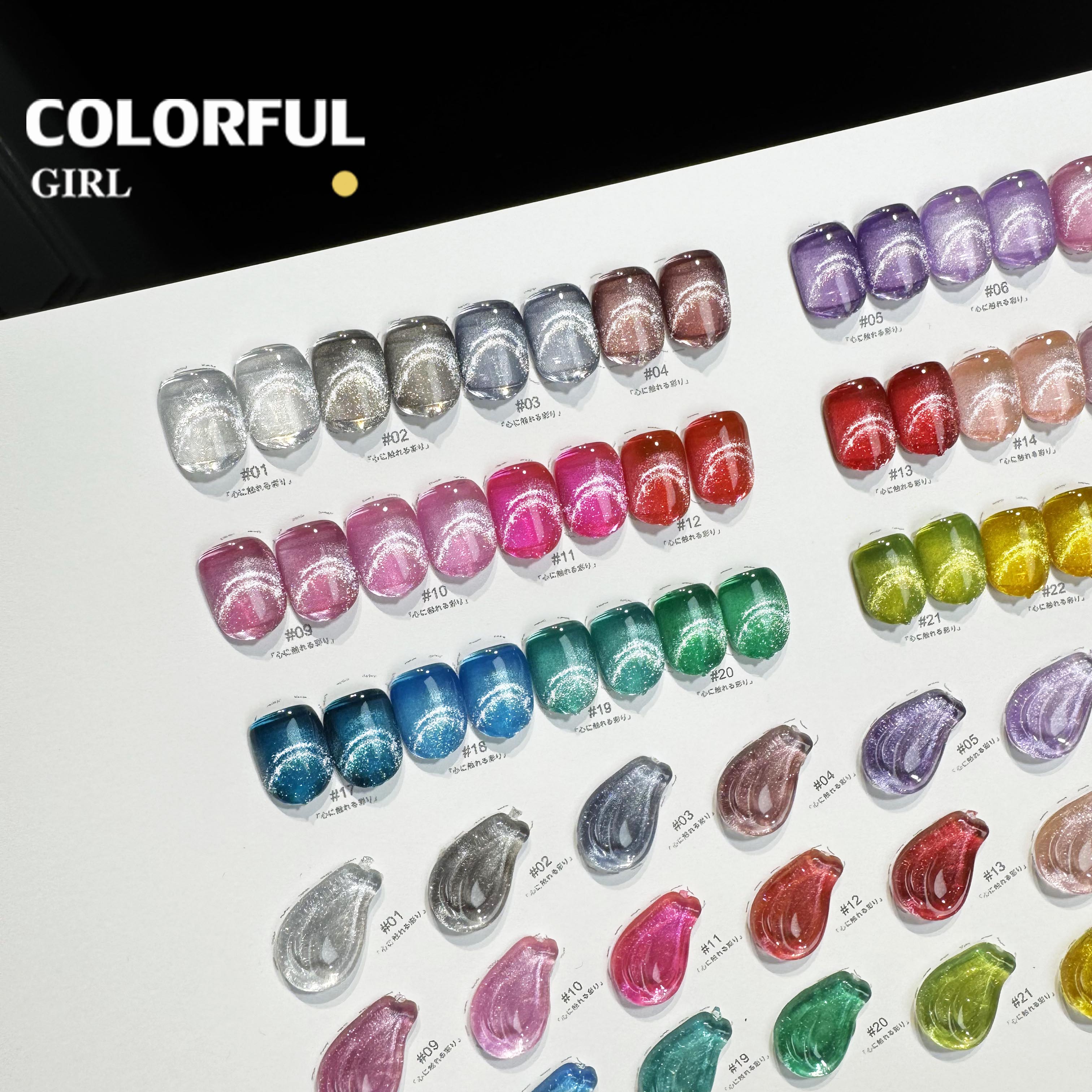 NebulNFlow เบอร์ 1-24 สีเจลแคทอาย แบบแยก