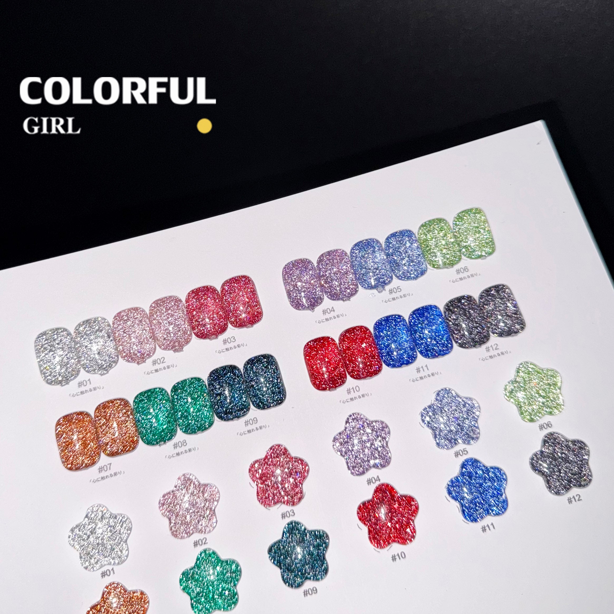 NebulNFlow เบอร์ 1-12 แบบแยกขวด สีเจลแฟลช