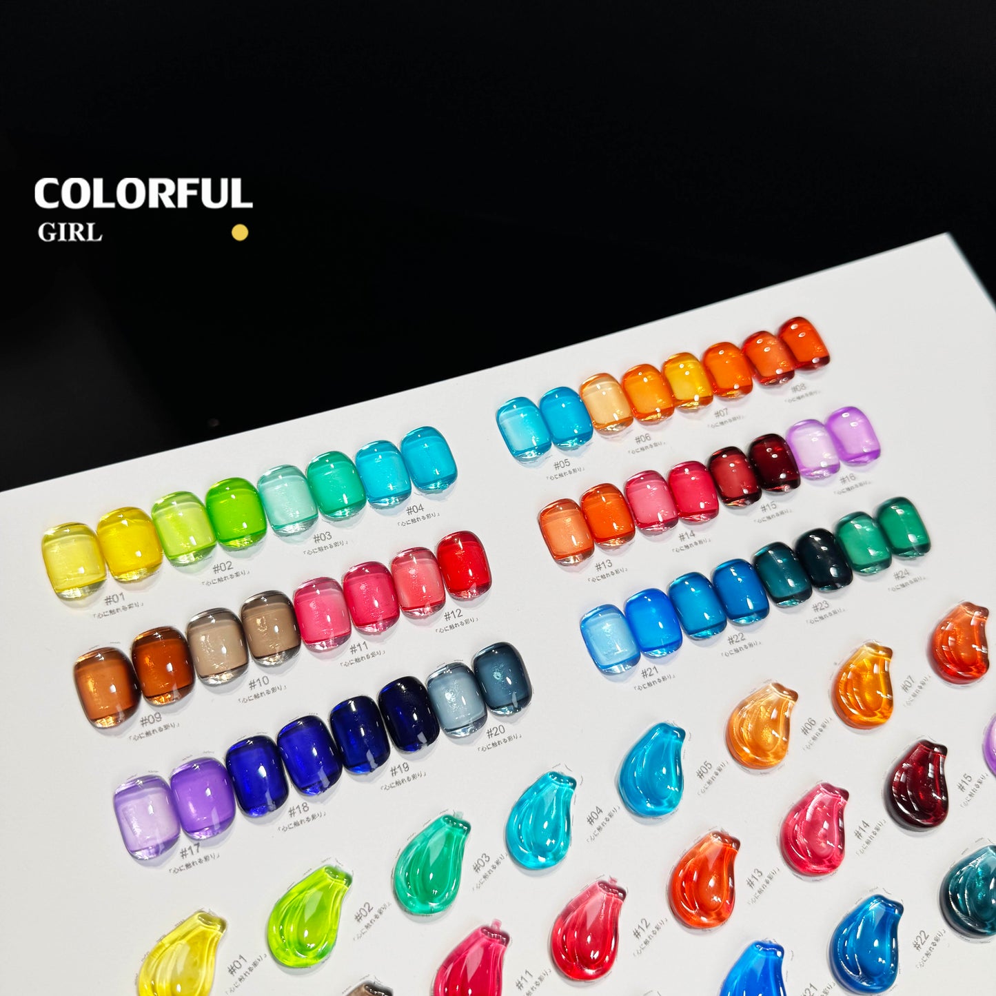 ✨พร้อมส่ง🇹🇭✨NF-020|เบอร์ 1-24 สีเจลไซรัป แบบแยกขวด NebulNFlow ｜เนื้อสวยละมุนค่ะ สีลูกกวาด ไม่บางจนเกินไปทาง่ายและสวยมากค่ะ