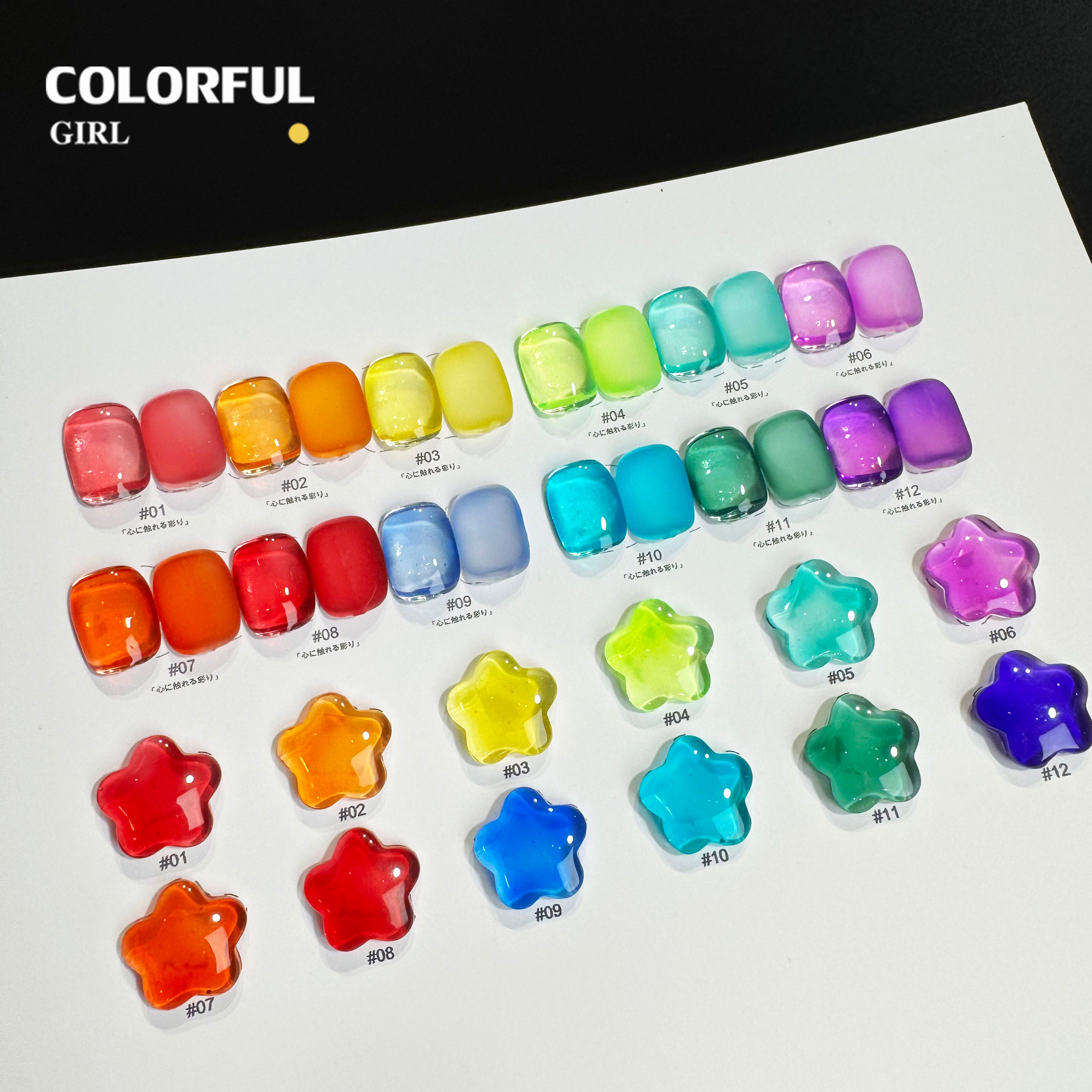 NebulNFlow 12 สี สีไซรัป แบบแยกขวด ｜ สีไซรัป