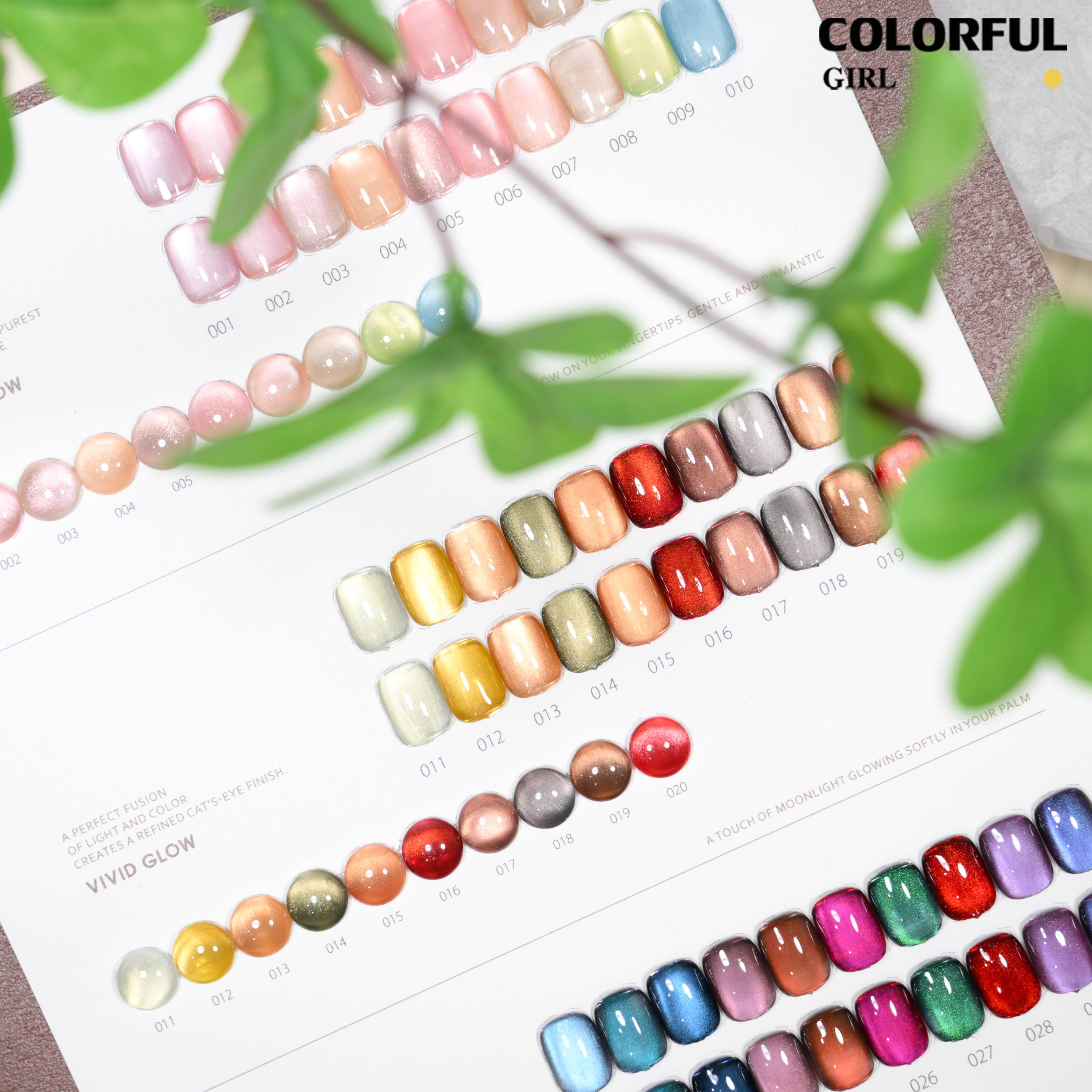 【พร้อมส่ง】COLORFUL GIRL เจลแคทอาย 30 สี ✨ เนื้อซาติน + ลูกแก้ว วิ้งเล่นแสง สีชัด ติดทน เงาสวยหรู ฟีลอัญมณี เหมาะสำหรับร้านทำเล็บ ฟรีชาร์ตสี Cat Eye 30 สี (ทามาแล้ว พร้อมใช้งาน) 💅